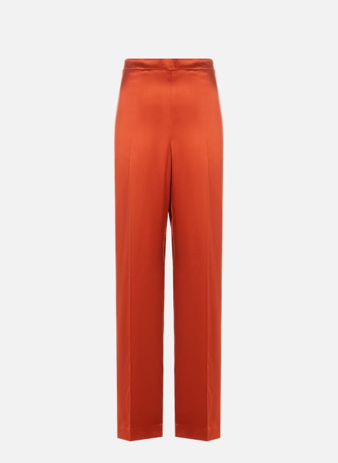 Pantalon droit en soie OrangePOLO RALPH LAUREN 