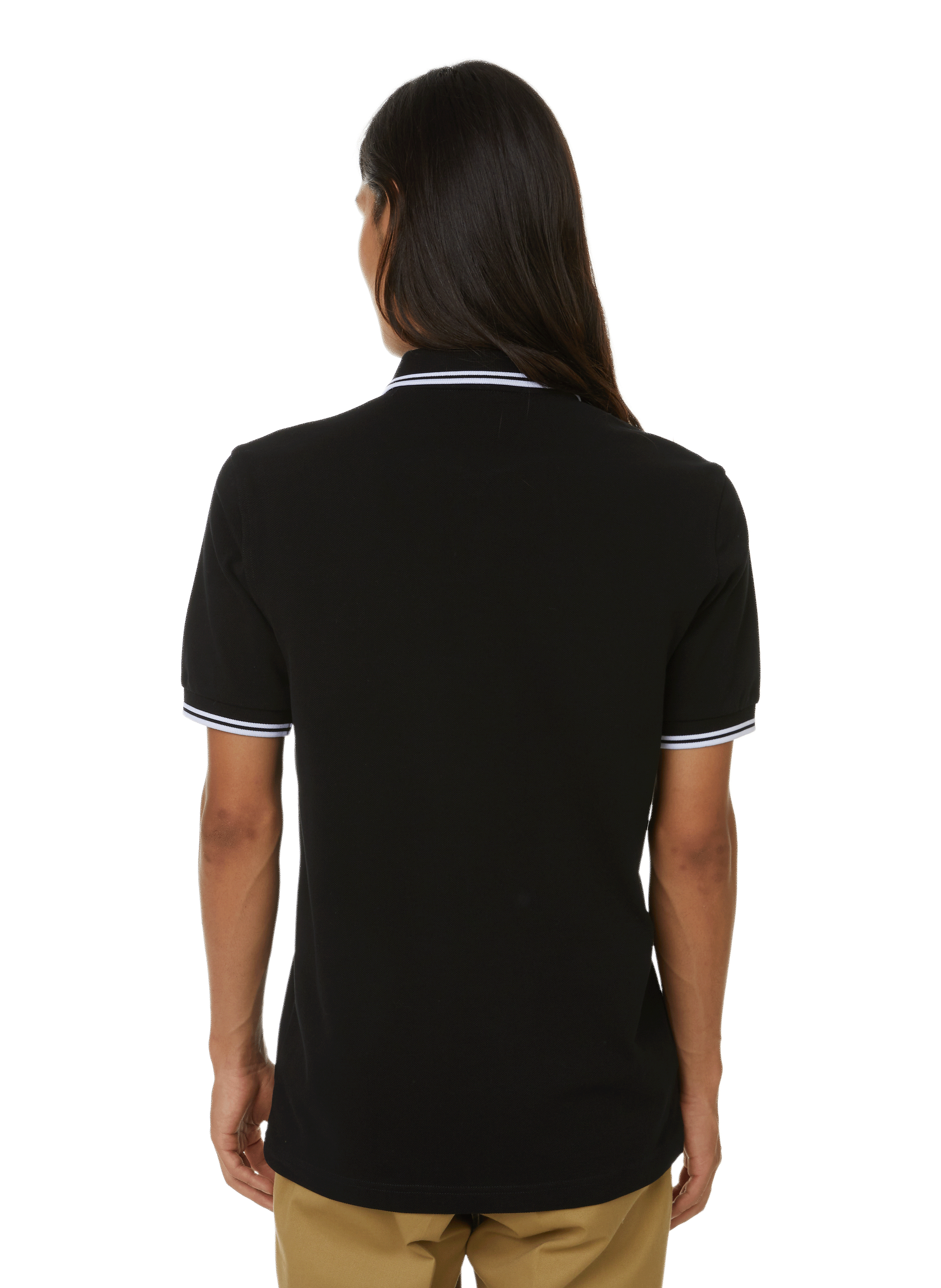 Cotton piqué polo shirt FRED PERRY Black