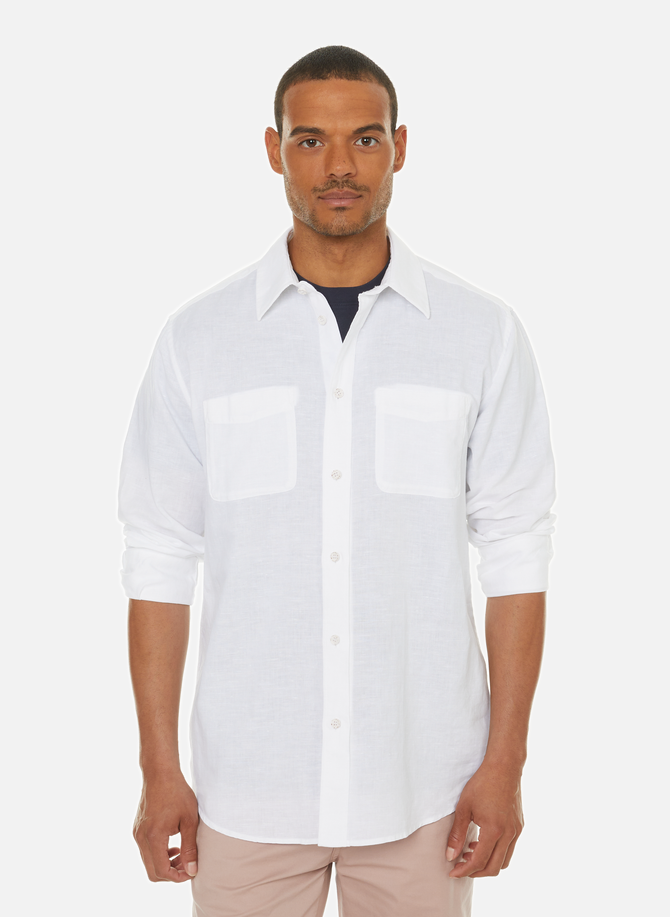 Linen and cotton shirt ESPRIT