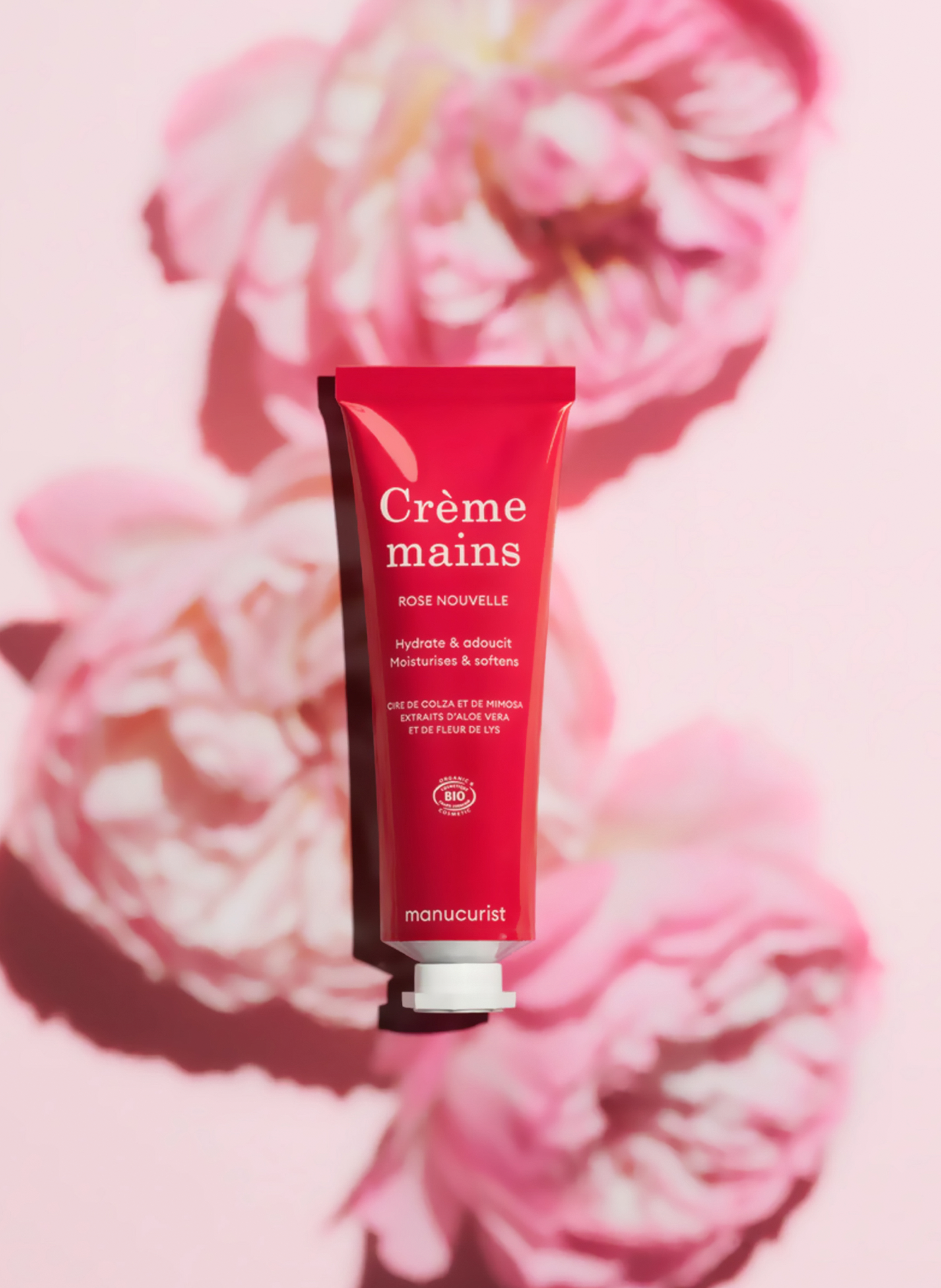 Crème mains Rose Nouvelle MANUCURIST No color