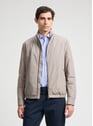 Veste courte à col montant | Beige by FACONNABLE FACONNABLE Veste courte à col montant | Beige