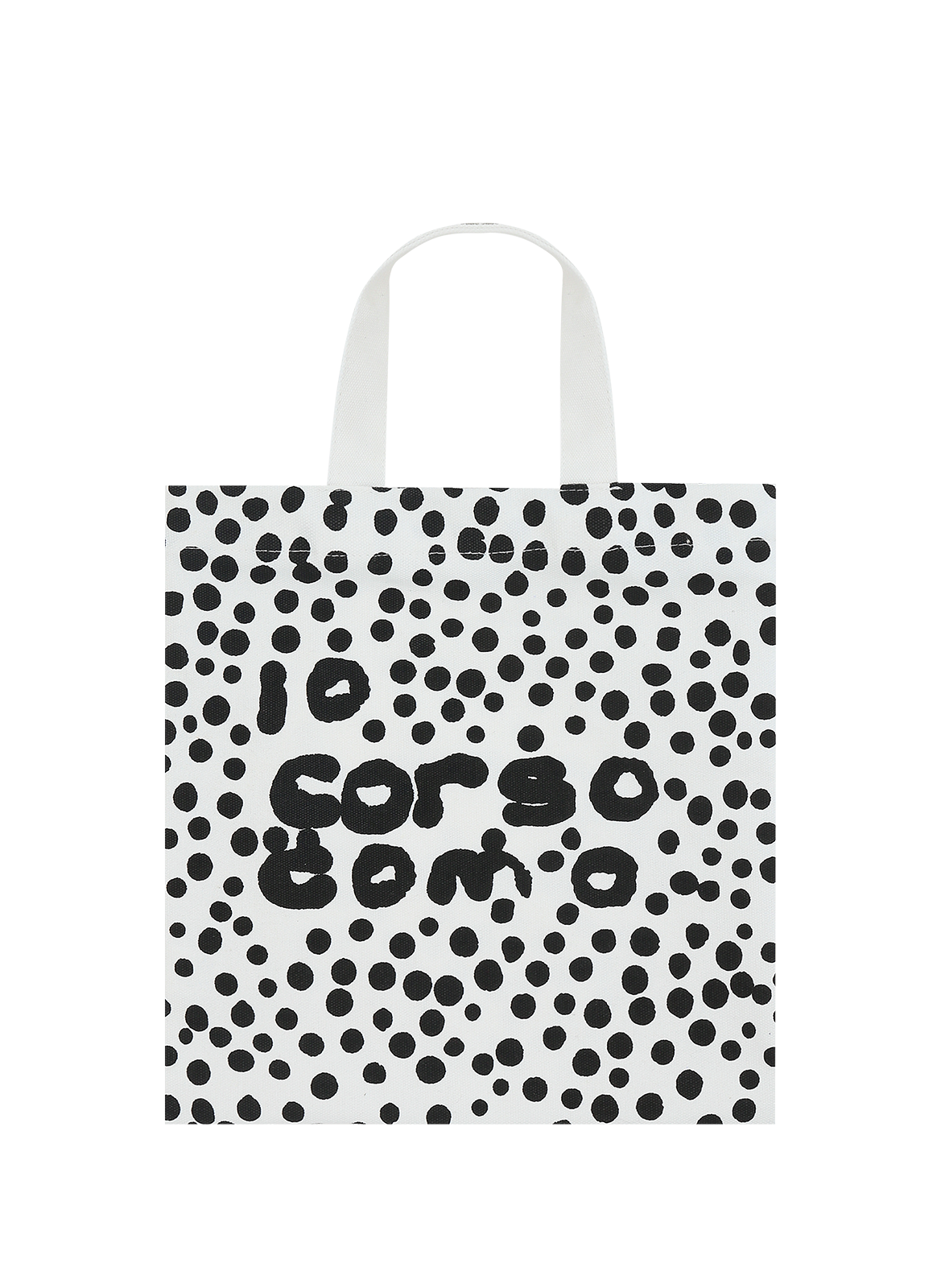 Sac en toile imprimé  10 CORSO COMO Blanc