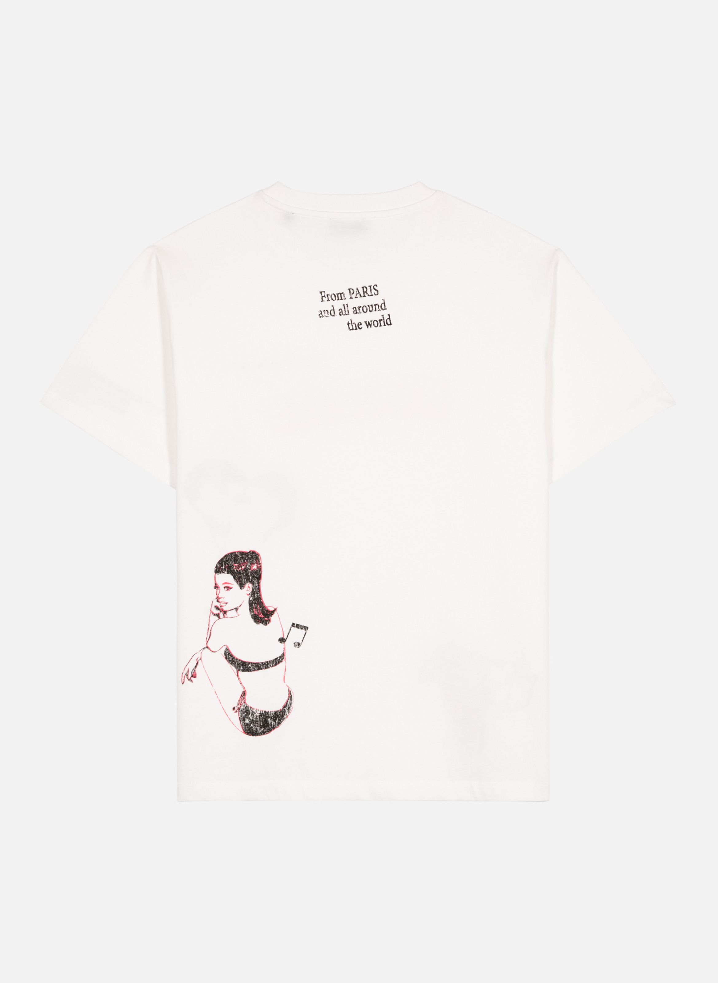 T-shirt avec sérigraphie THE KOOPLES Blanc