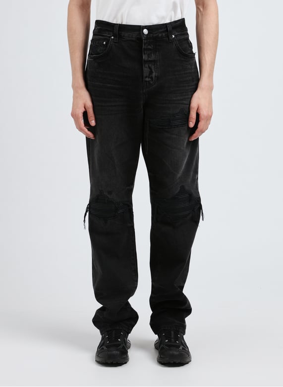 Jean droit destroy | Noir by AMIRI Jean droit destroy Noir