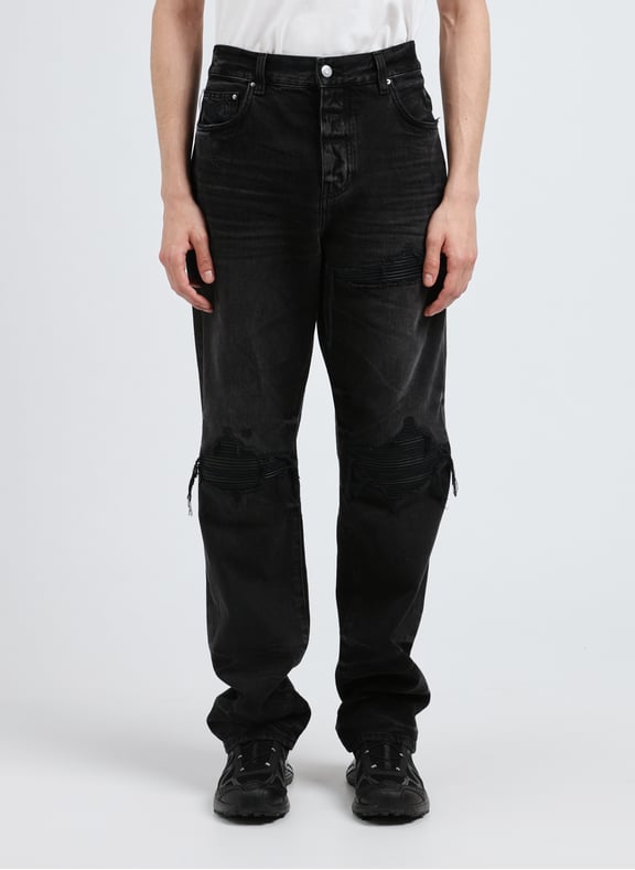 Destroyed straight-leg jeans Black by AMIRI AMIRI Destroyed straight-leg jeans Black