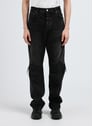 Jean droit destroy | Noir by AMIRI AMIRI Jean droit destroy | Noir
