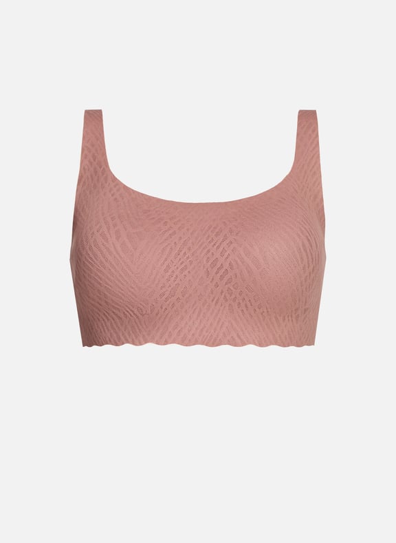 Zero Feel Bliss Bra Brown by SLOGGI SLOGGI Zero Feel Bliss Bra Brown
