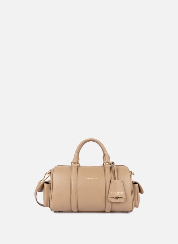 Sac polochon - milano ana Marron by LANCASTER LANCASTER Sac polochon - milano ana Marron