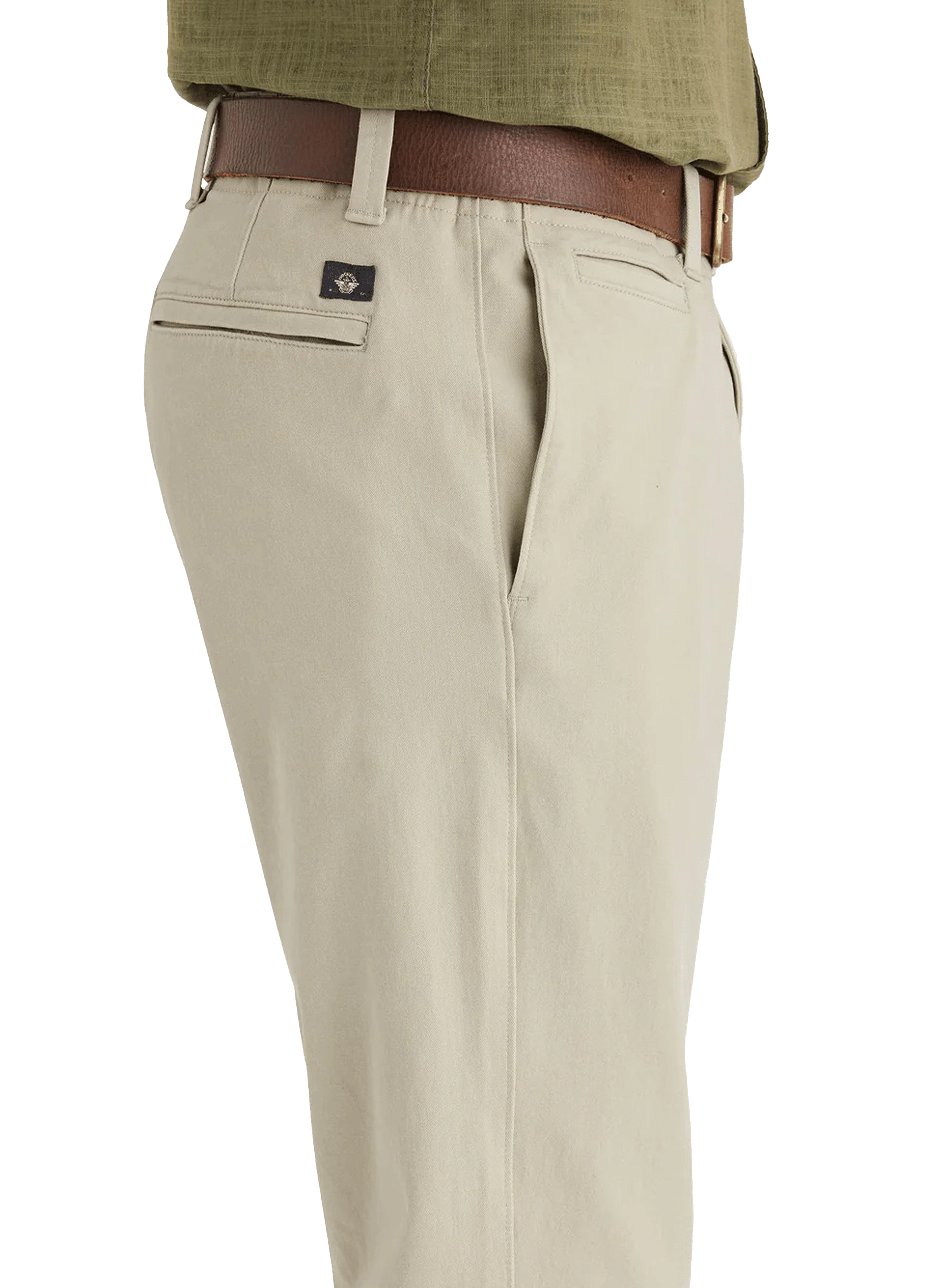 Pantalon slim en coton DOCKERS Beige