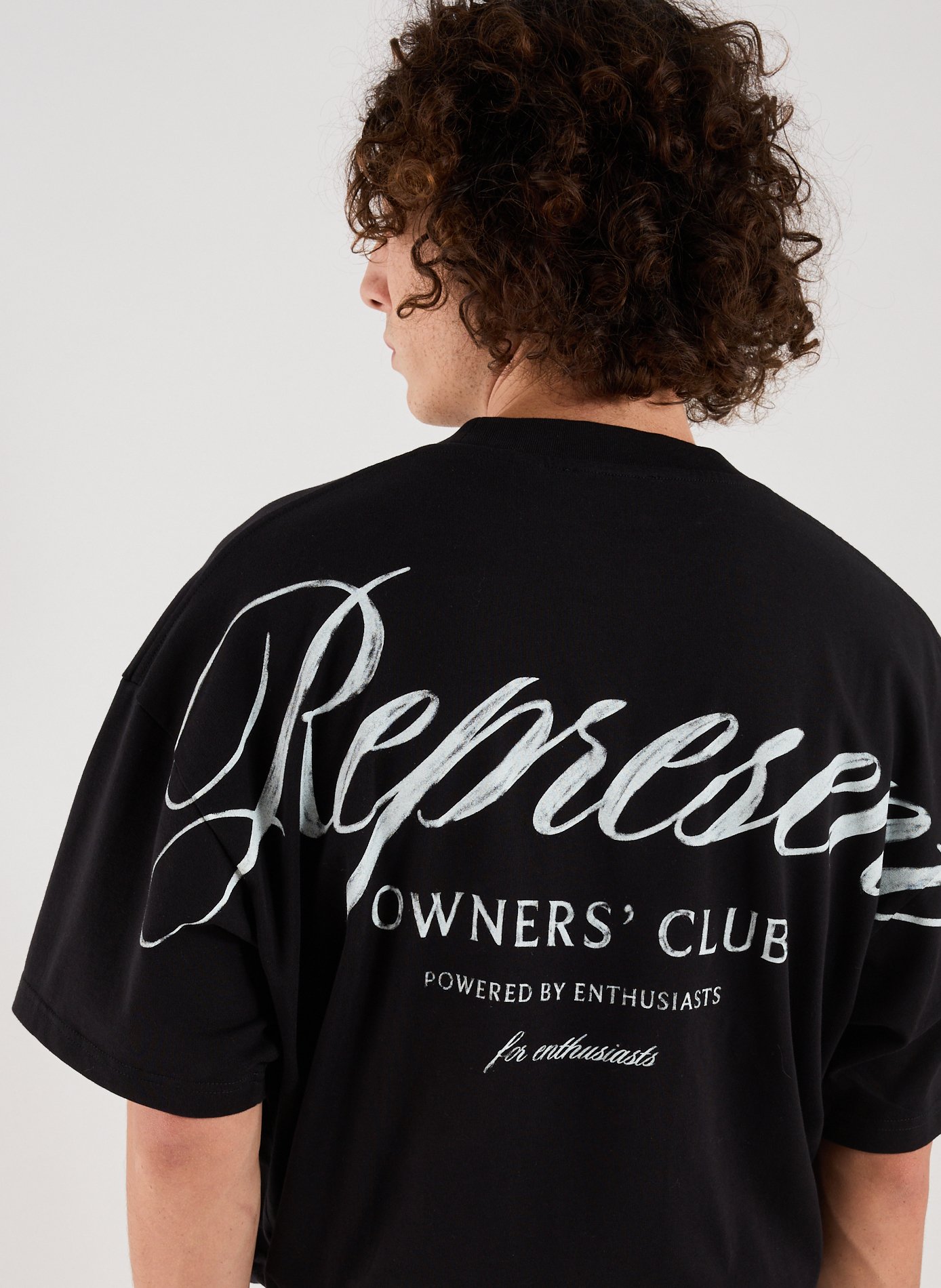 Loose cotton T-shirt REPRESENT Black