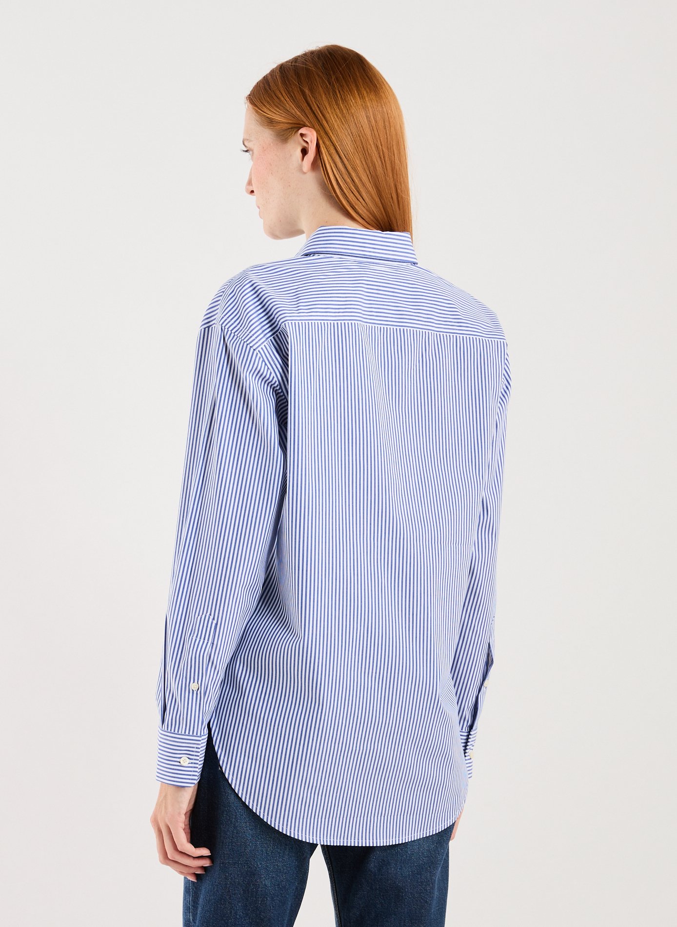 Striped cotton Shirt LAUREN Blue