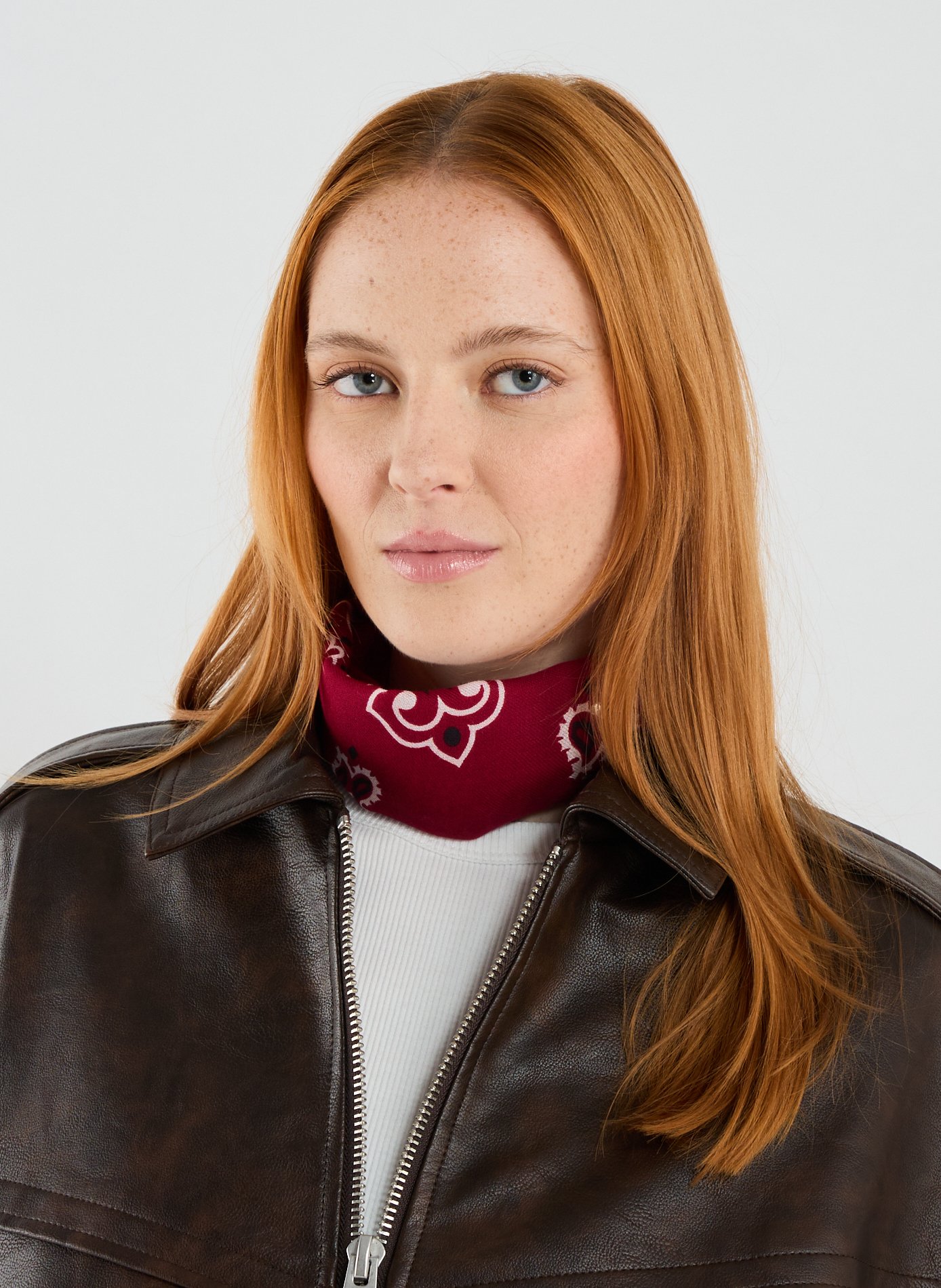 Foulard imprimé WILD Rouge
