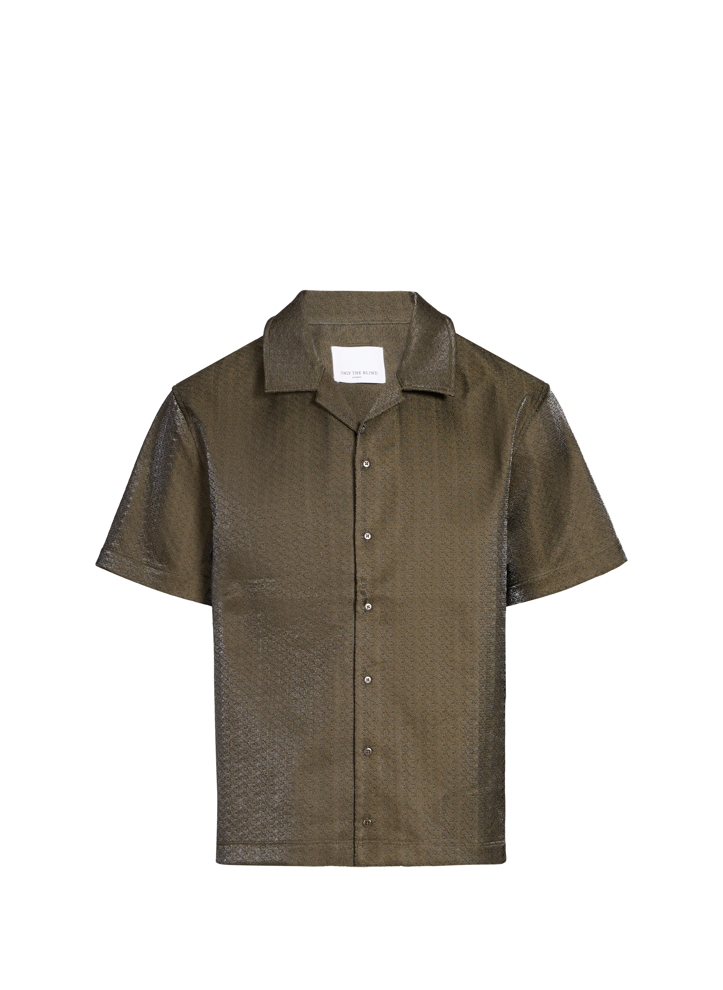 Textured shirt ONLY THE BLIND Green