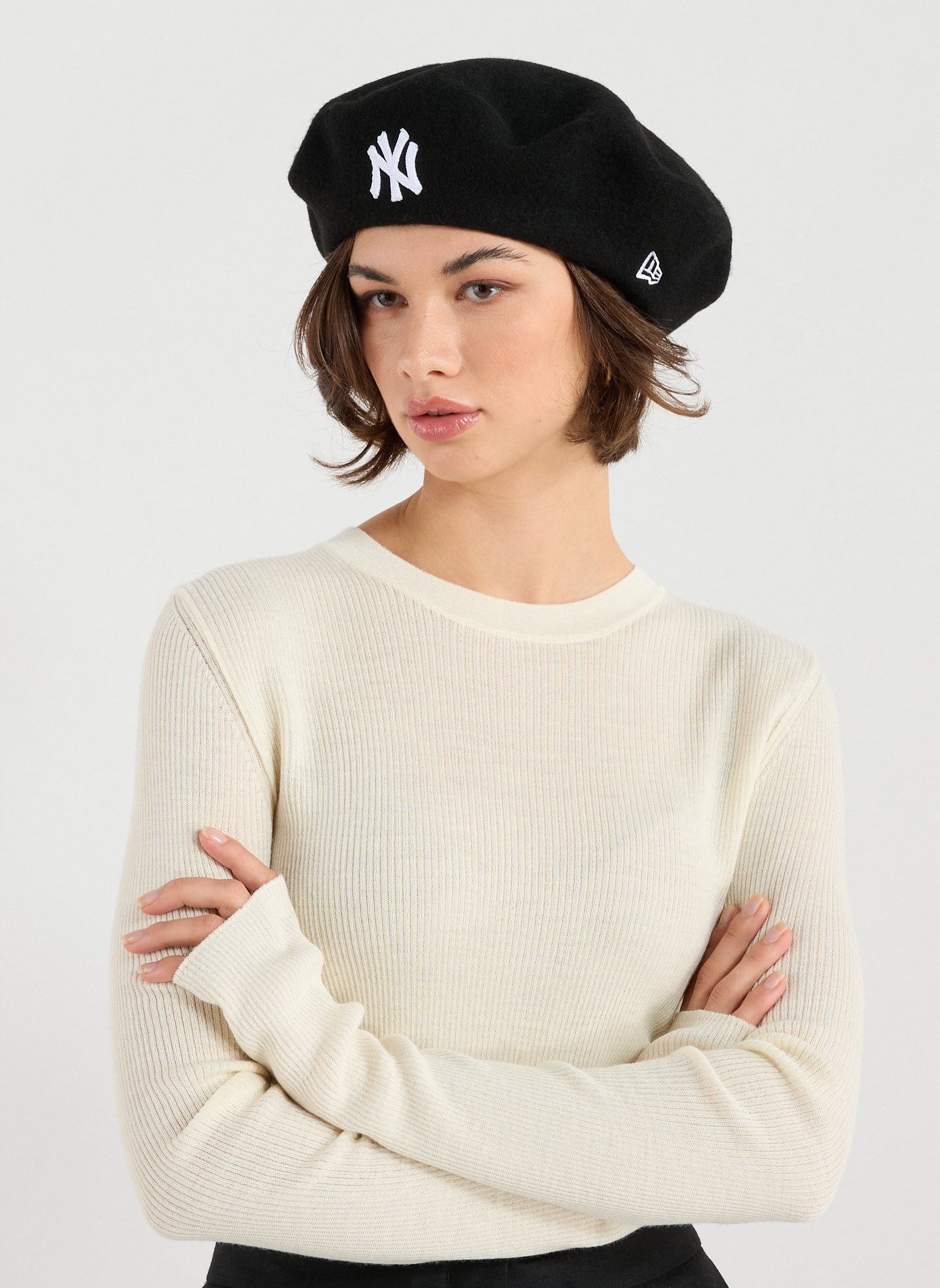 Beret en laine mélangée NEW ERA Noir