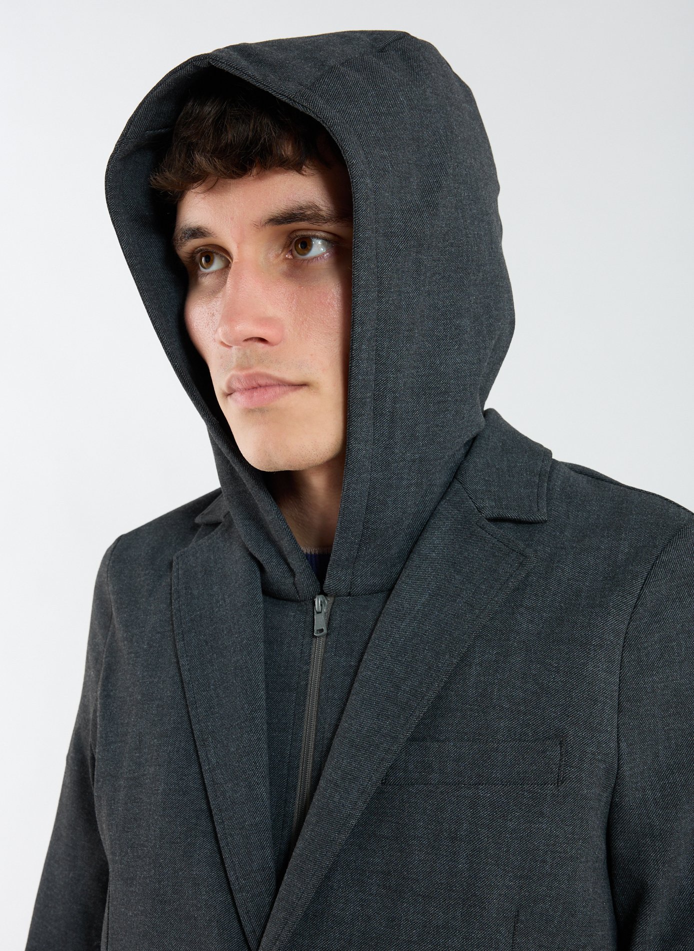 Tweed jacket with notched lapel 1789 CALA Grey