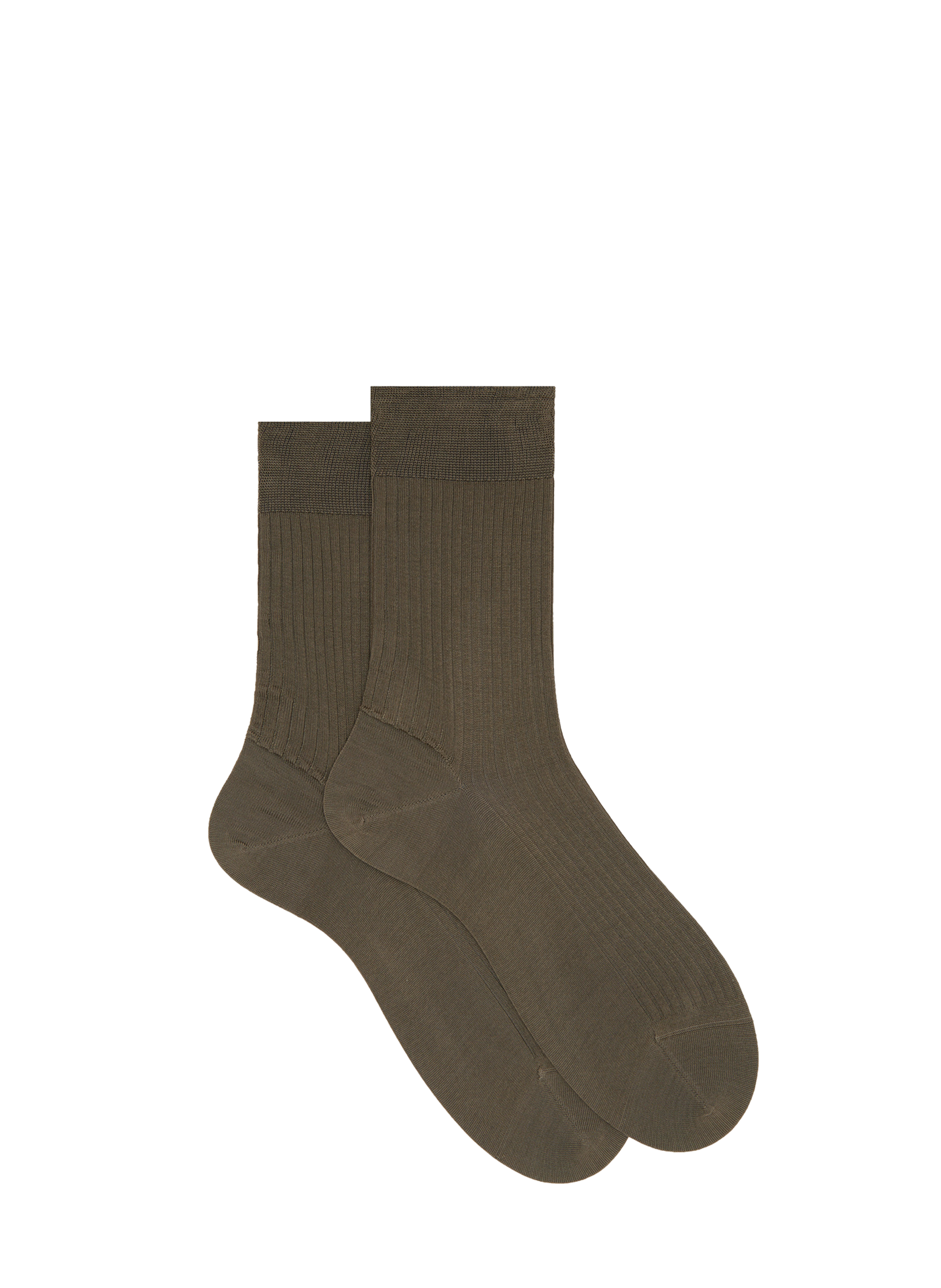 Ribbed cotton socks DORÉ DORÉ Brown