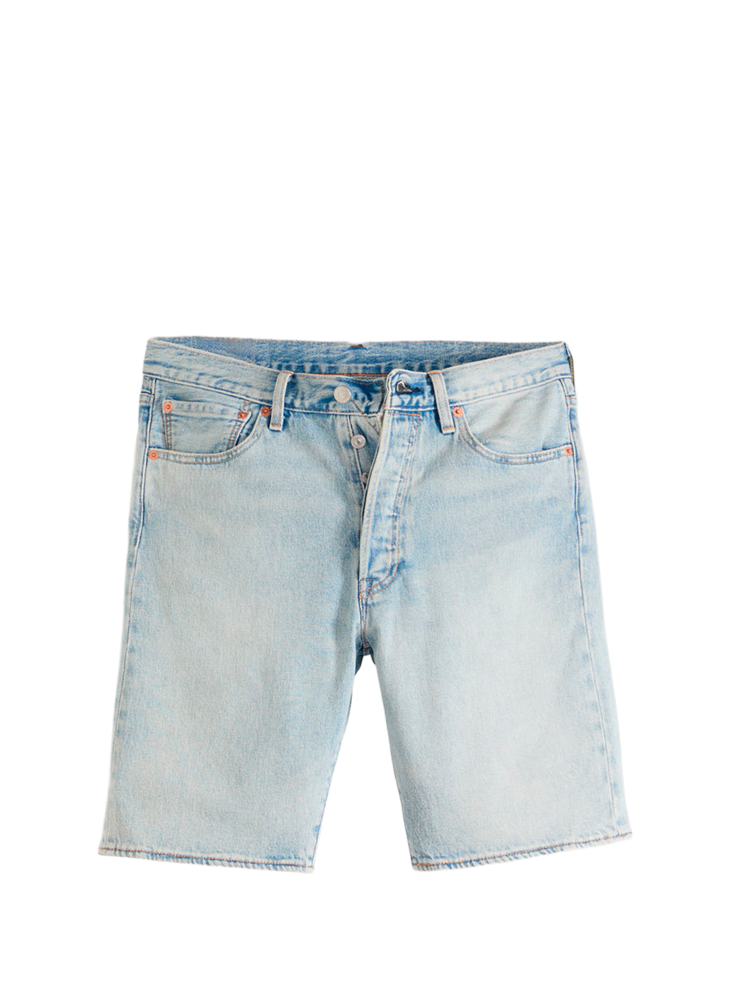 Short denim en coton mélangé LEVI'S Bleu