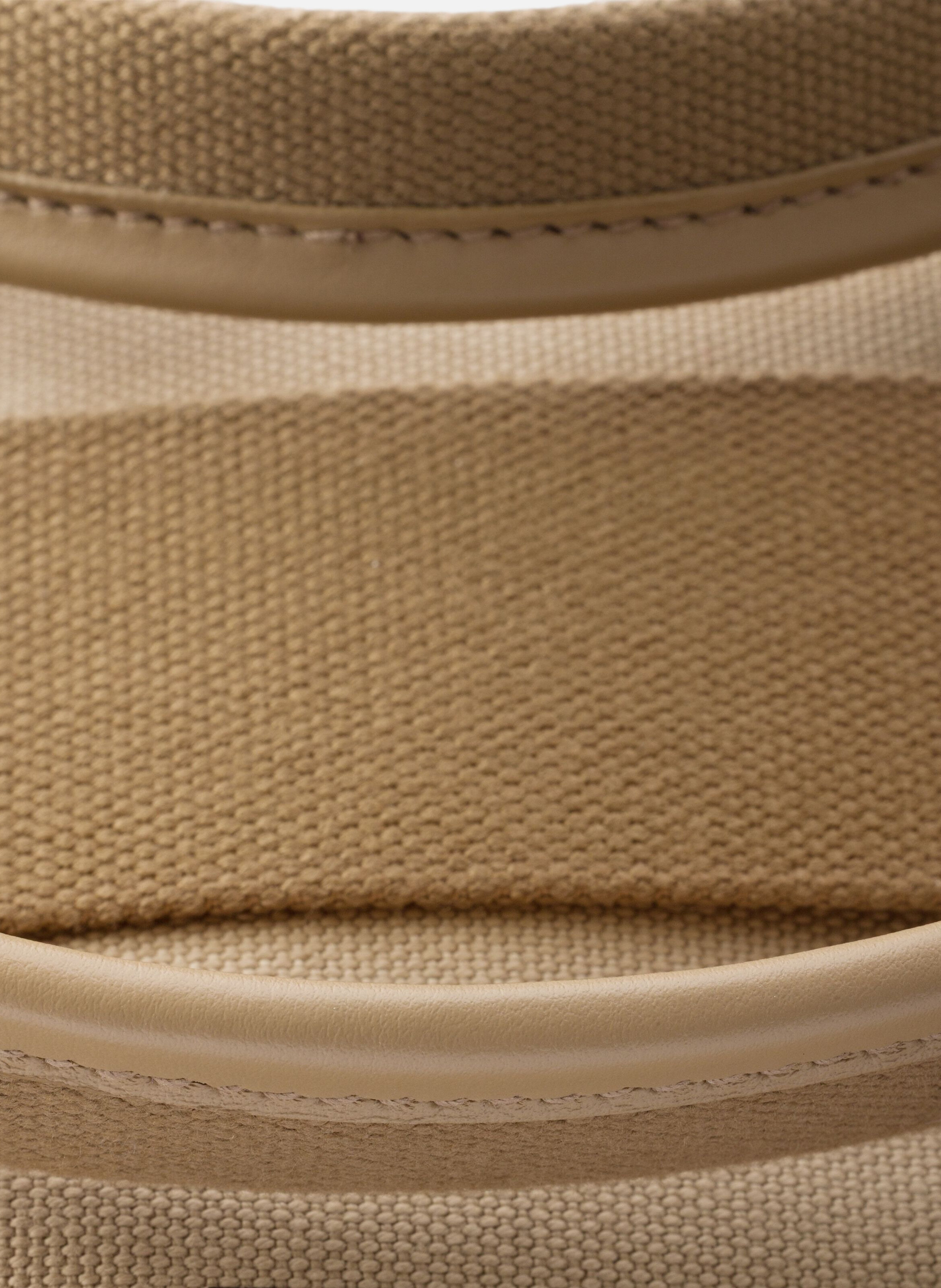 Sac marin en toile PRADA Beige