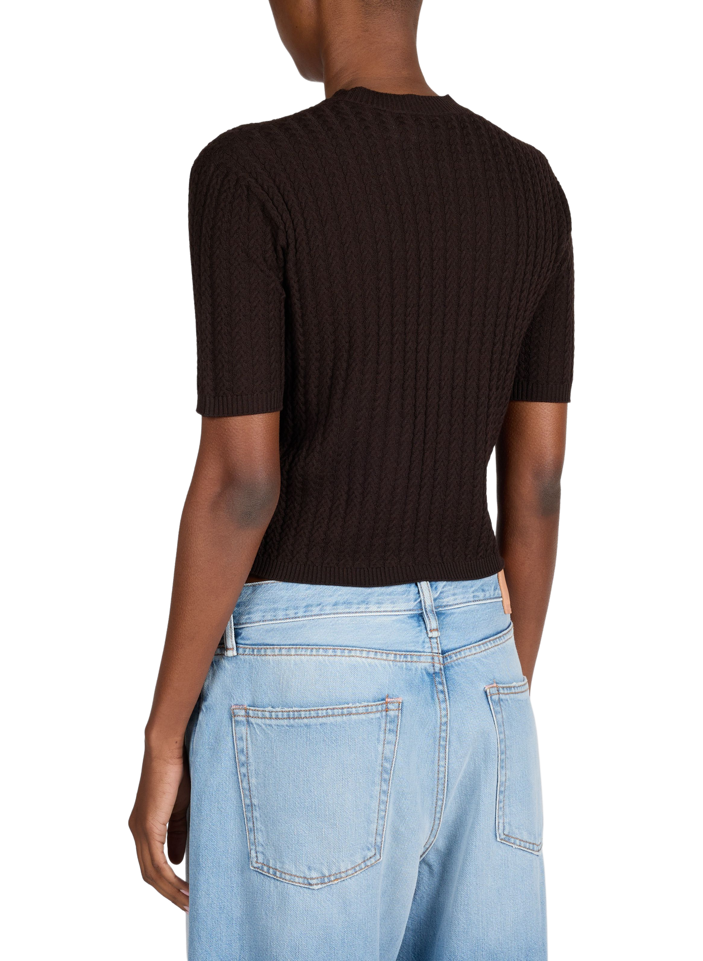 Wool Blend Knit T-shirt AMIRI Multicolour