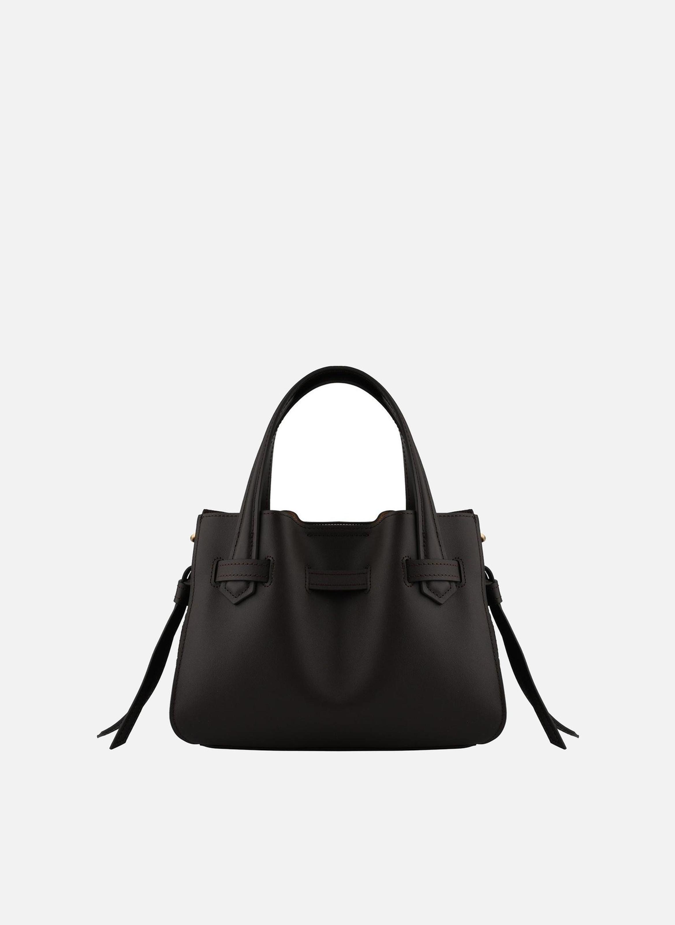 Blossom neo daim | sac à main POURCHET Marron