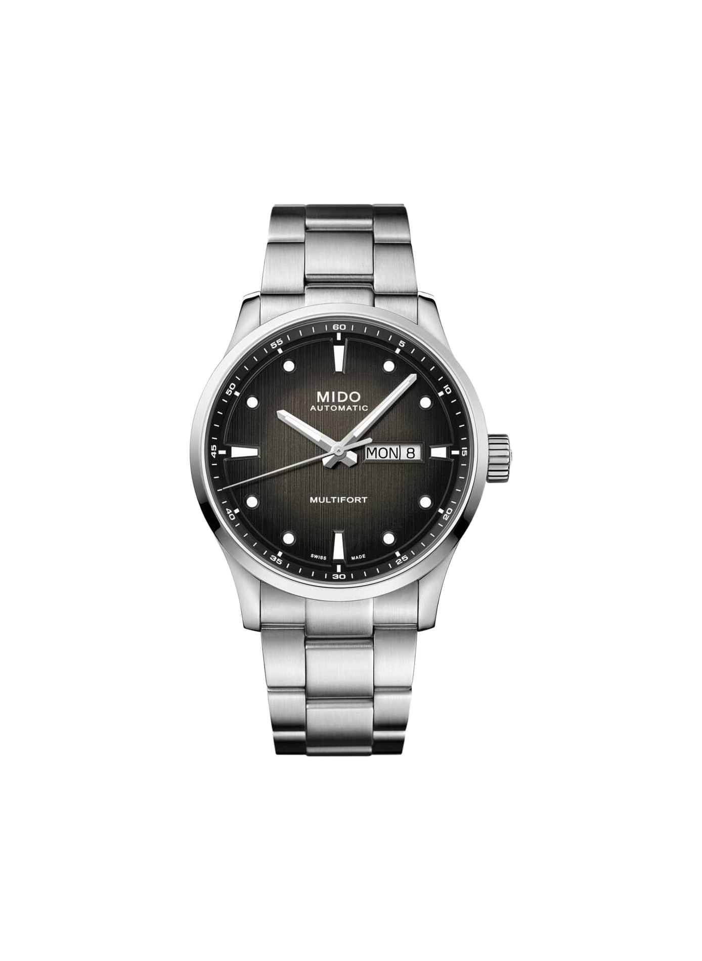 Montre Multifort M en acier inoxydable MIDO Noir