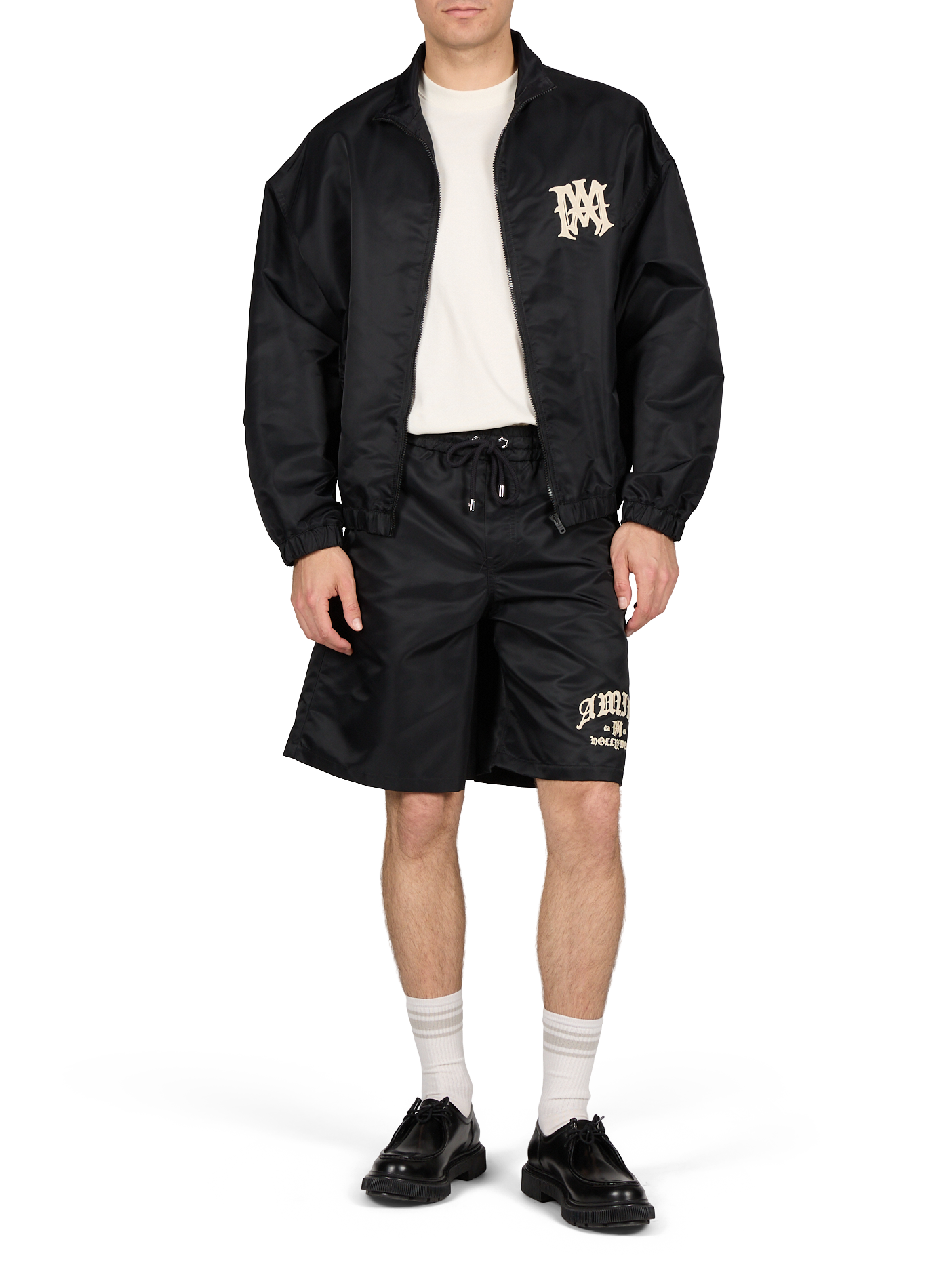 Blouson léger à col montant AMIRI Noir