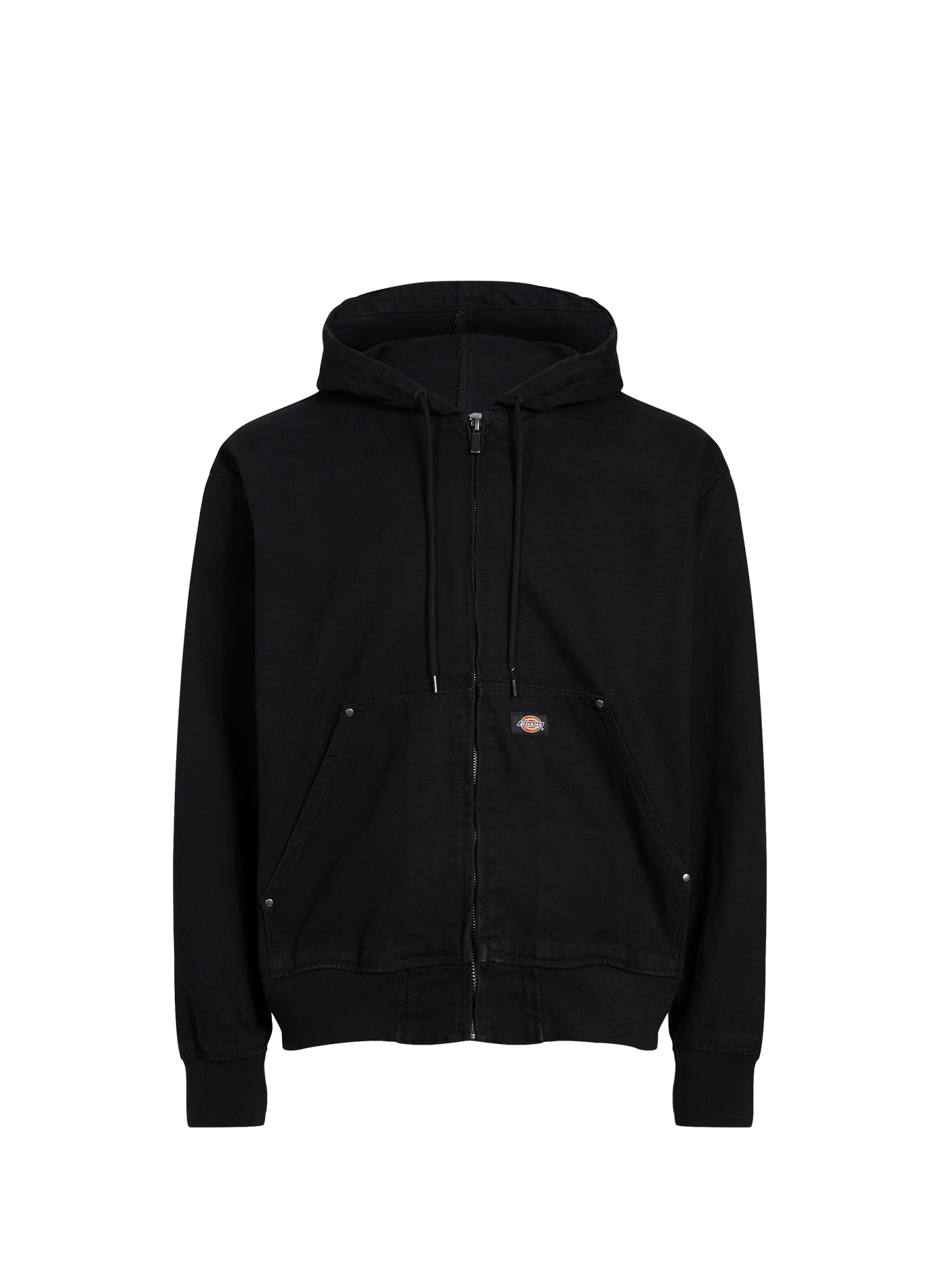 Veste à capuche zippée en coton DICKIES Noir
