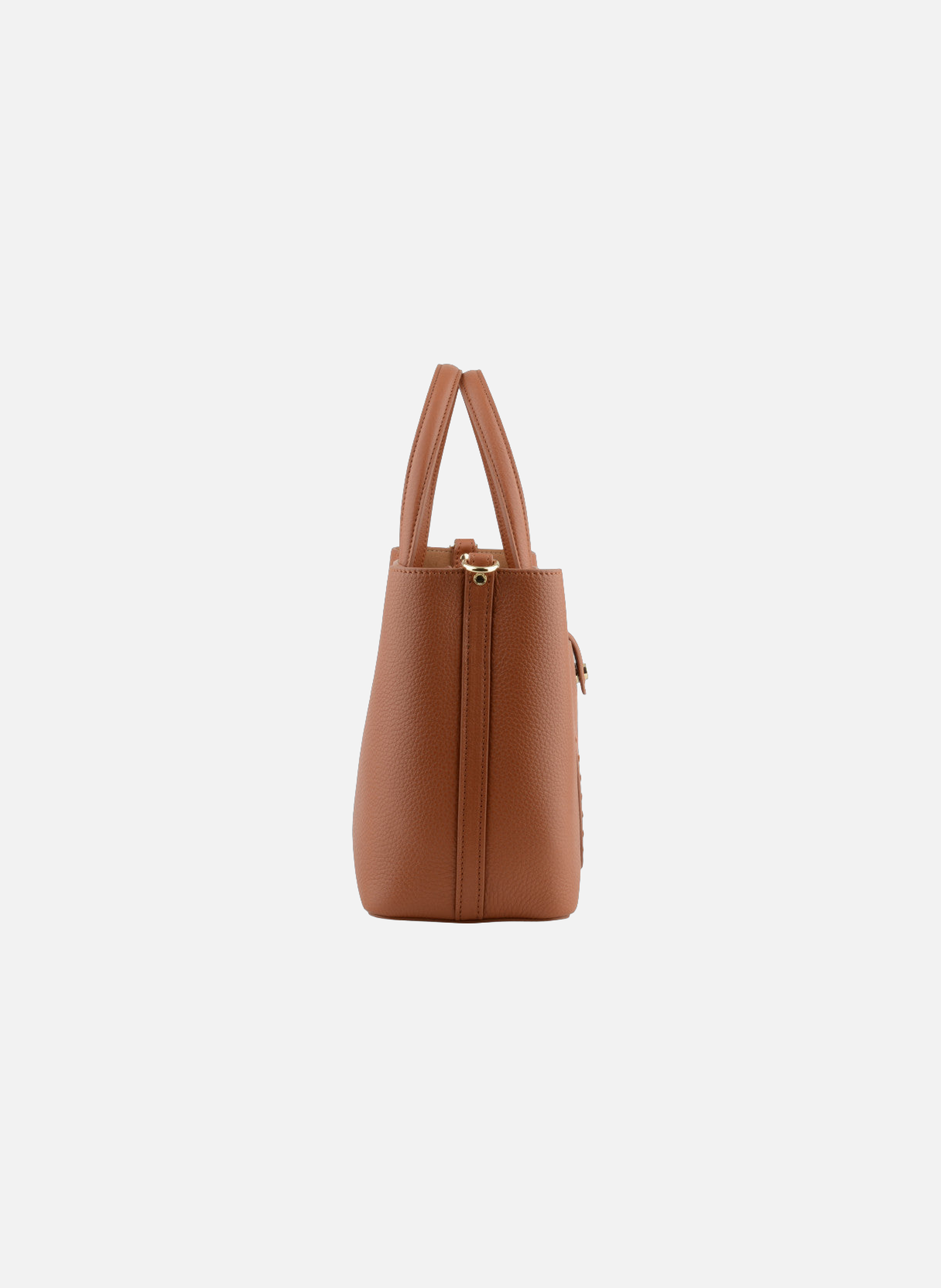 Bride soft | sac à main en cuir de vachette POURCHET Marron