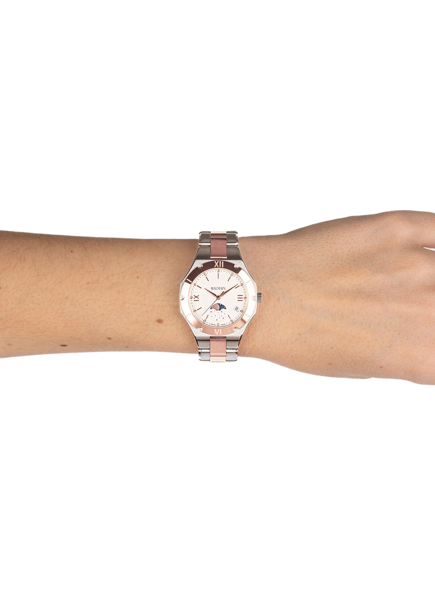 Montra quartz Be Balmain en acier inoxydable BALMAIN WATCHES Blanc