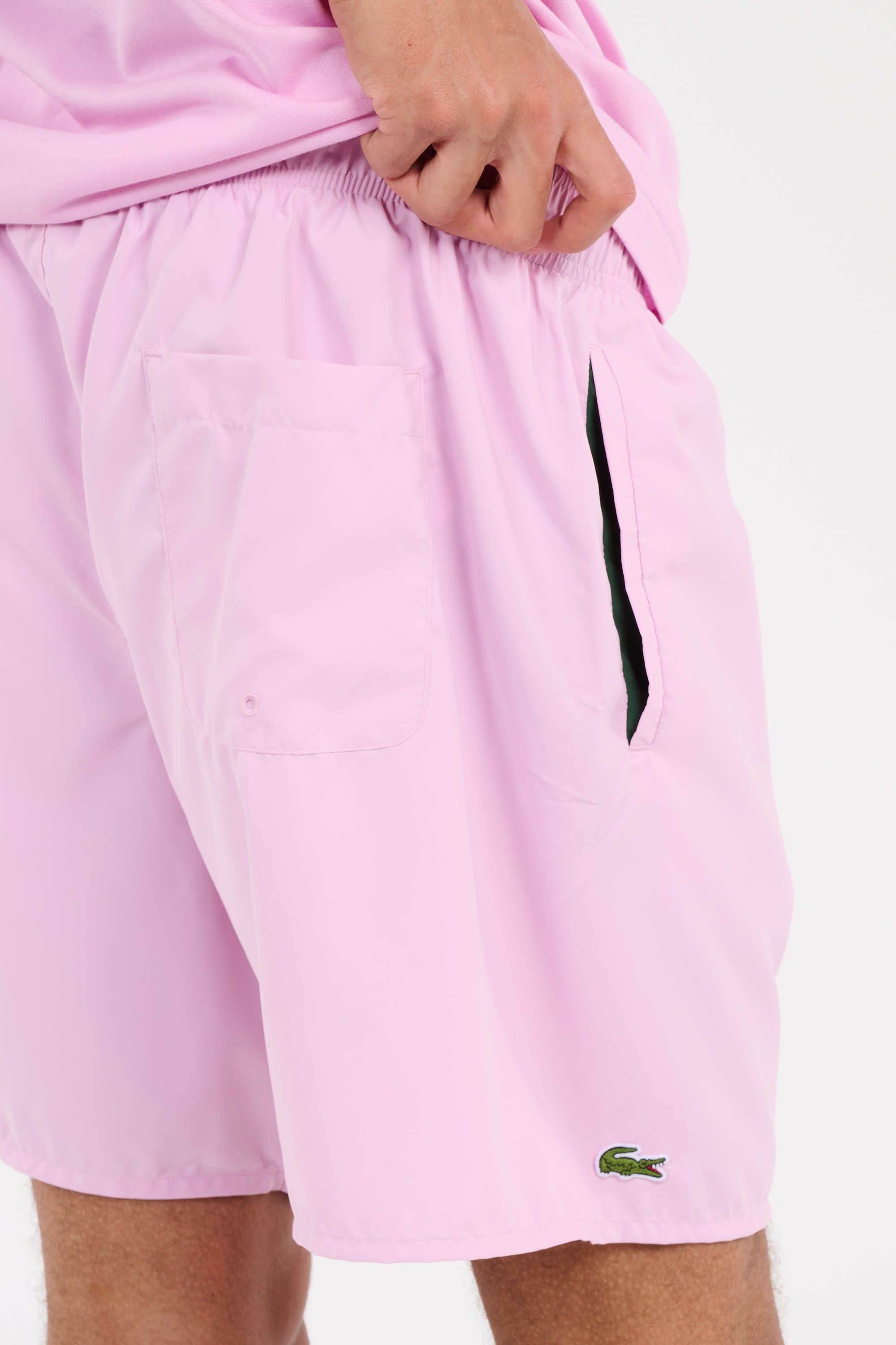 Short de bain LACOSTE Rose