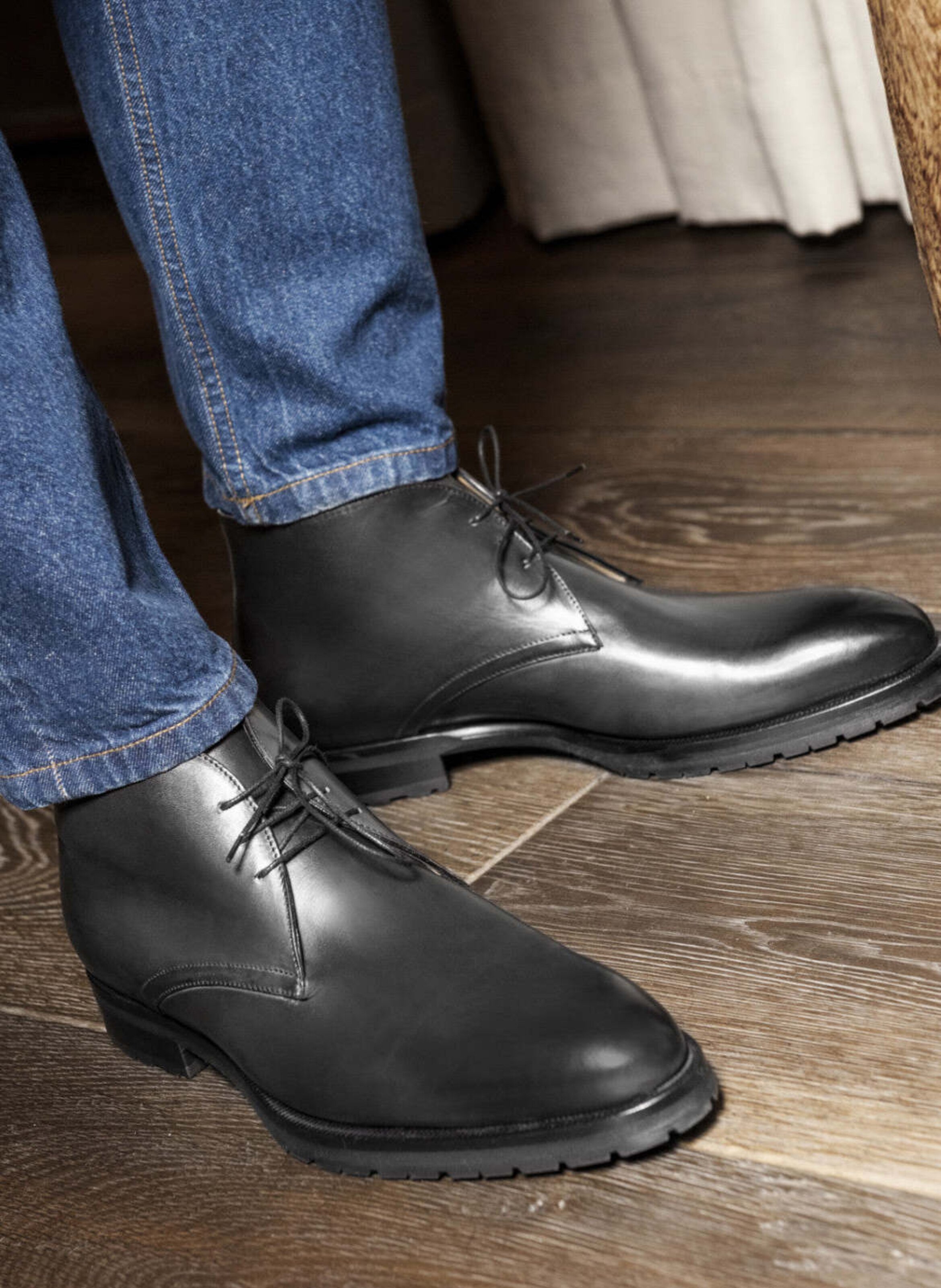 Bottines patiné tomaso FINSBURY Gris