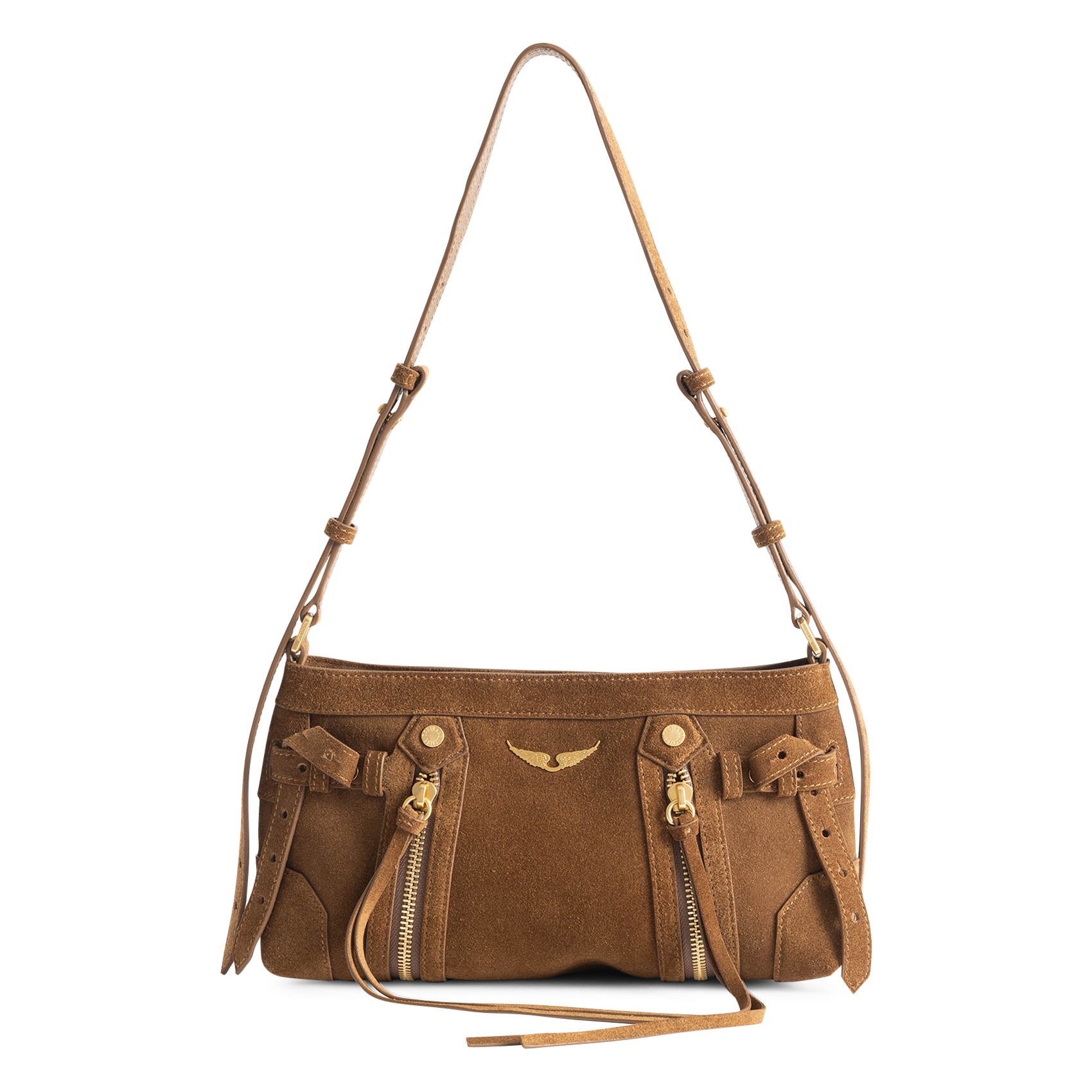 Schoudertas van baby madison leer ZADIG&VOLTAIRE Bruin