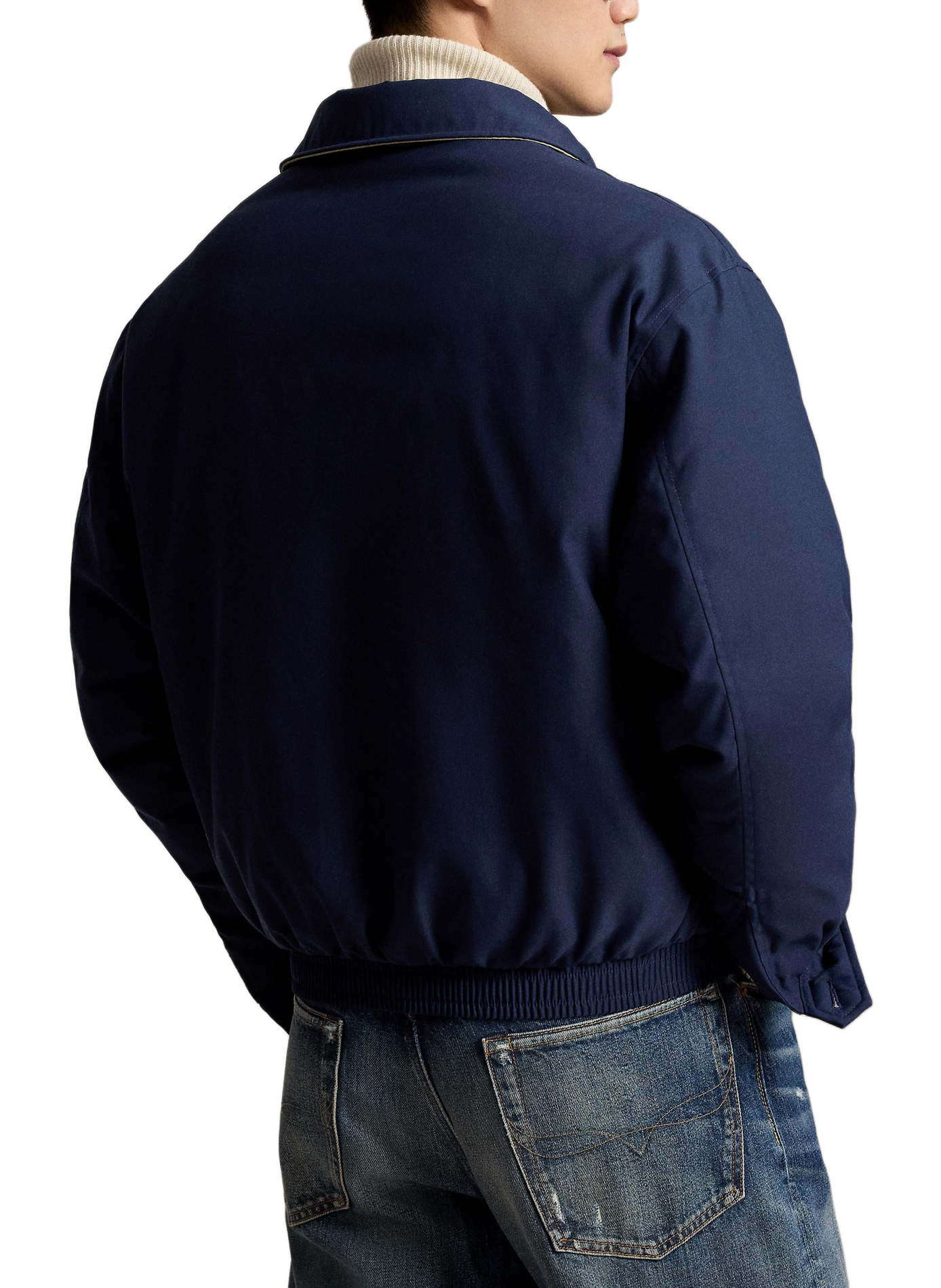 Veste droite à col à revers POLO RALPH LAUREN Bleu