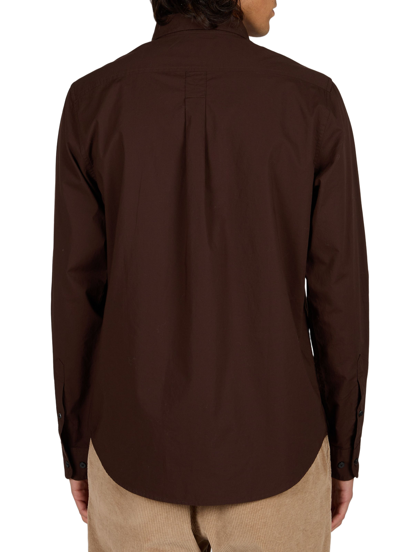 Chemise slim en coton TIMBERLAND Marron