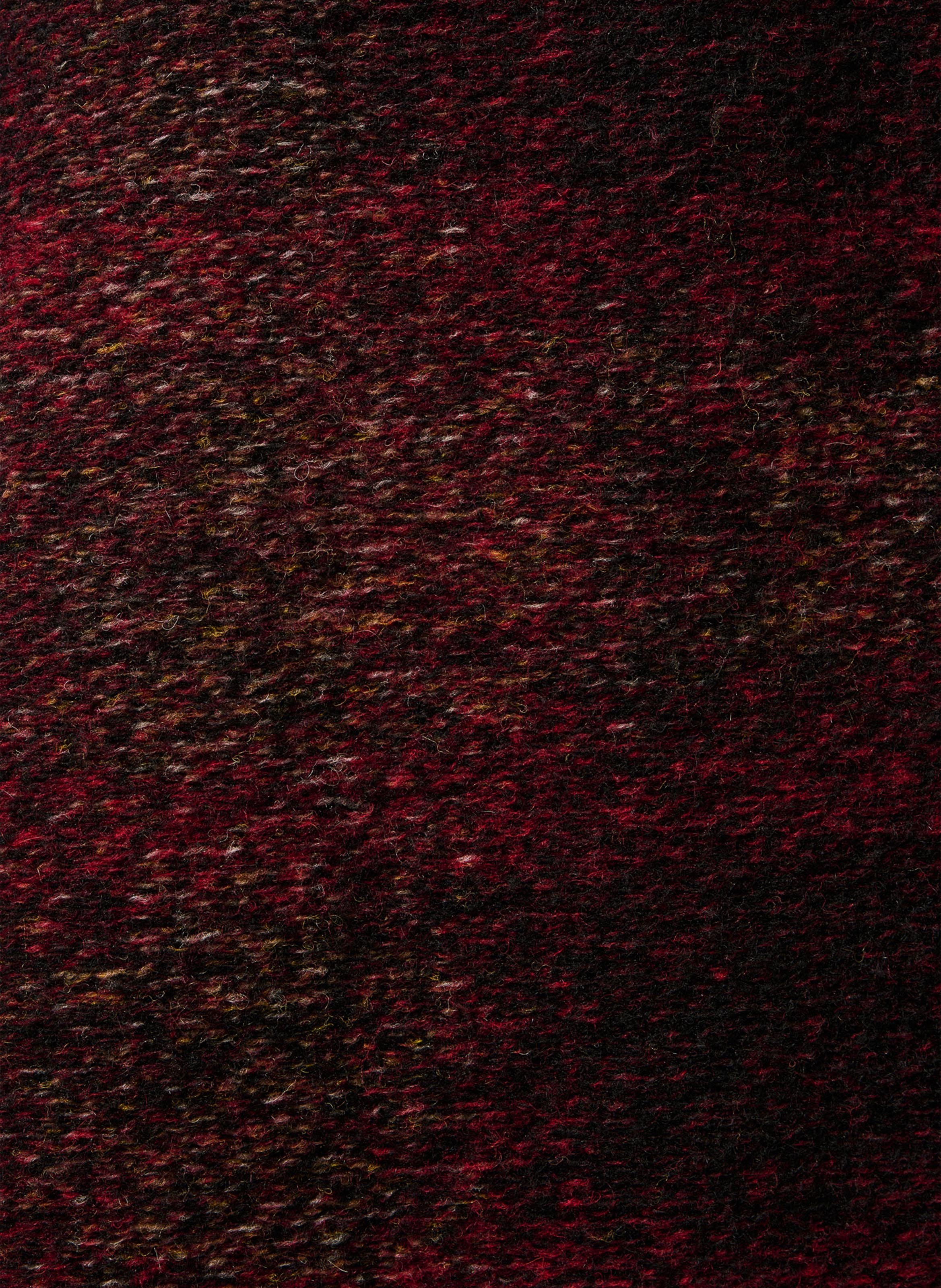 Halflang wollen jas LA FEE MARABOUTEE Rood