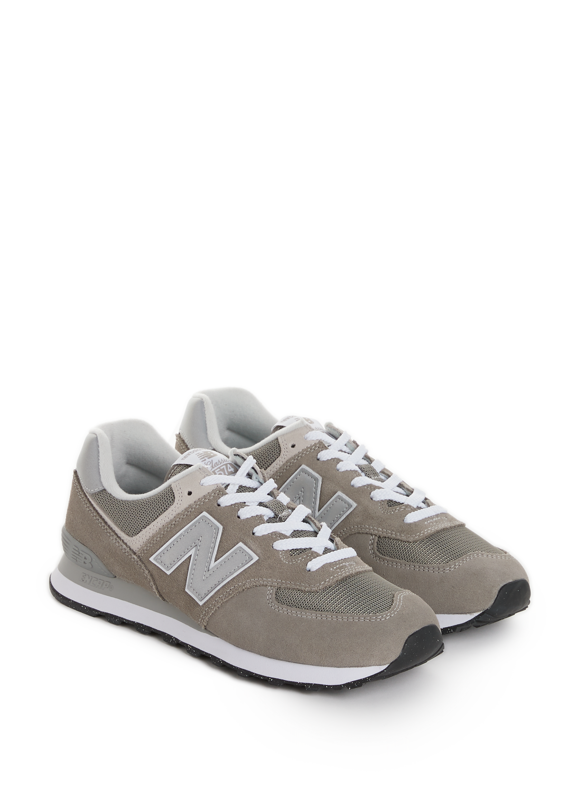 Baskets basses 574 en cuir et mesh