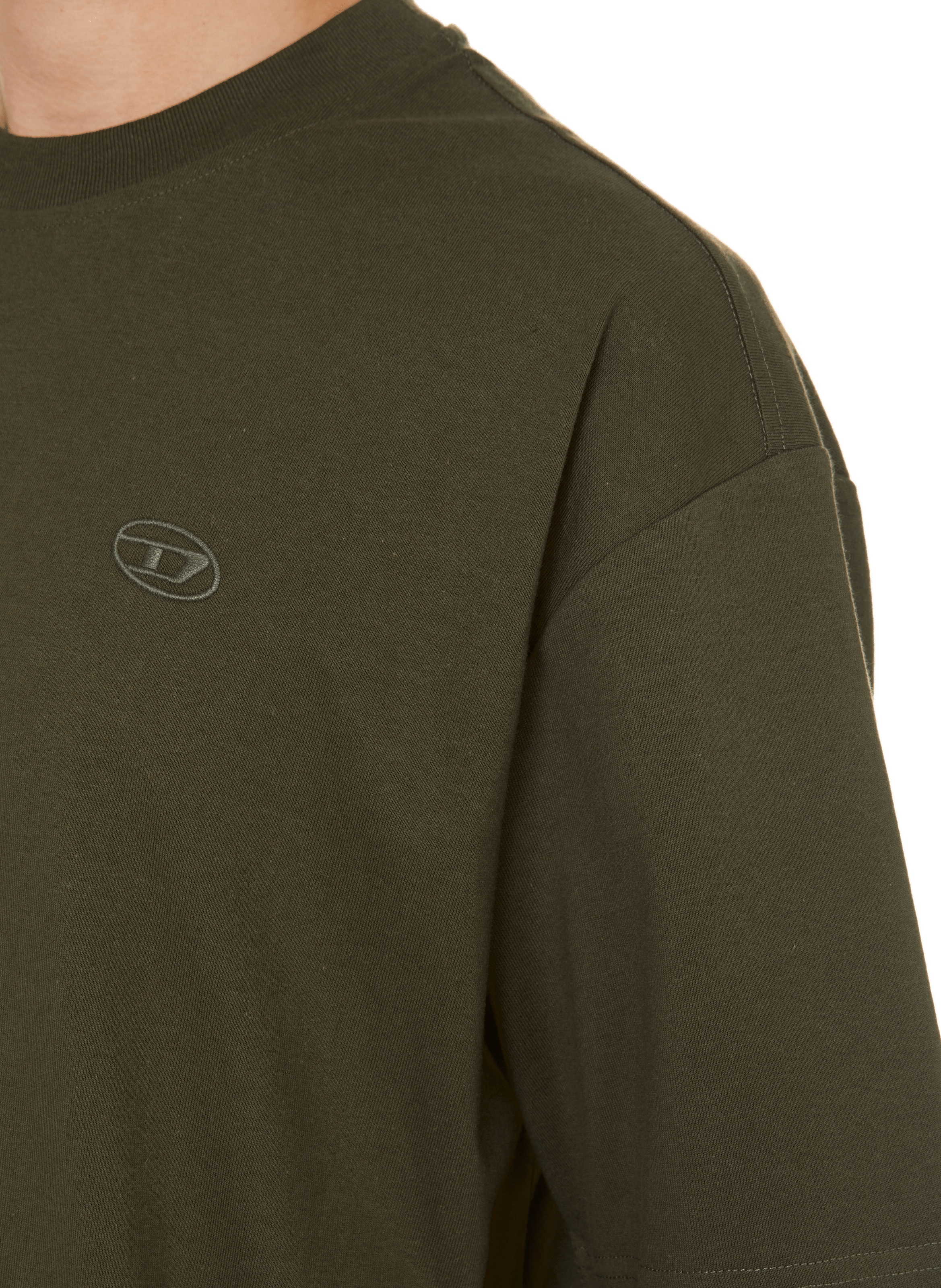 T-shirt en coton DIESEL Vert