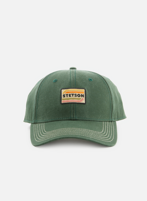 قبعة قطنية باللون الأخضرstetson 