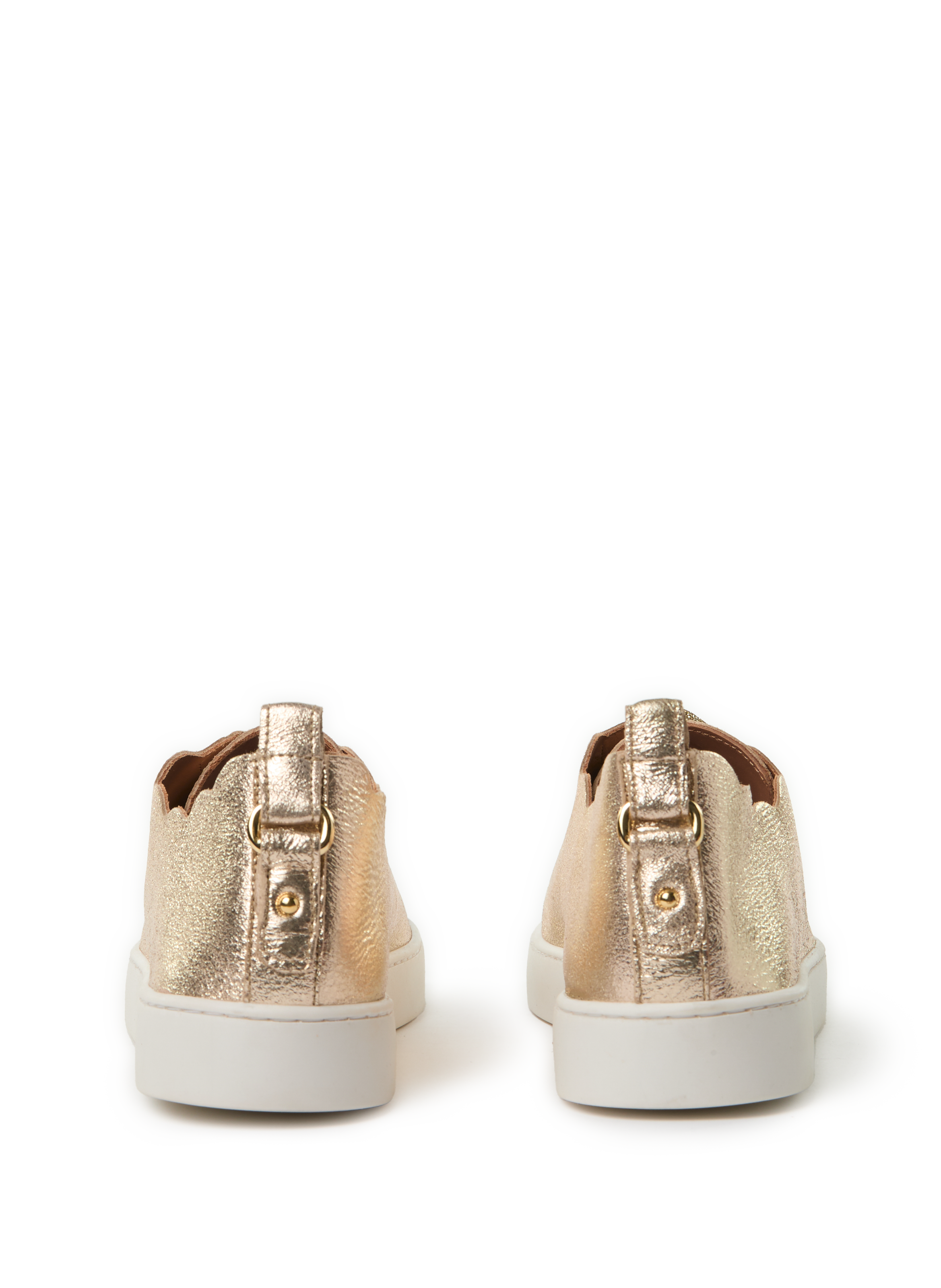 Baskets basses en cuir  MAISON TOUFET Doré