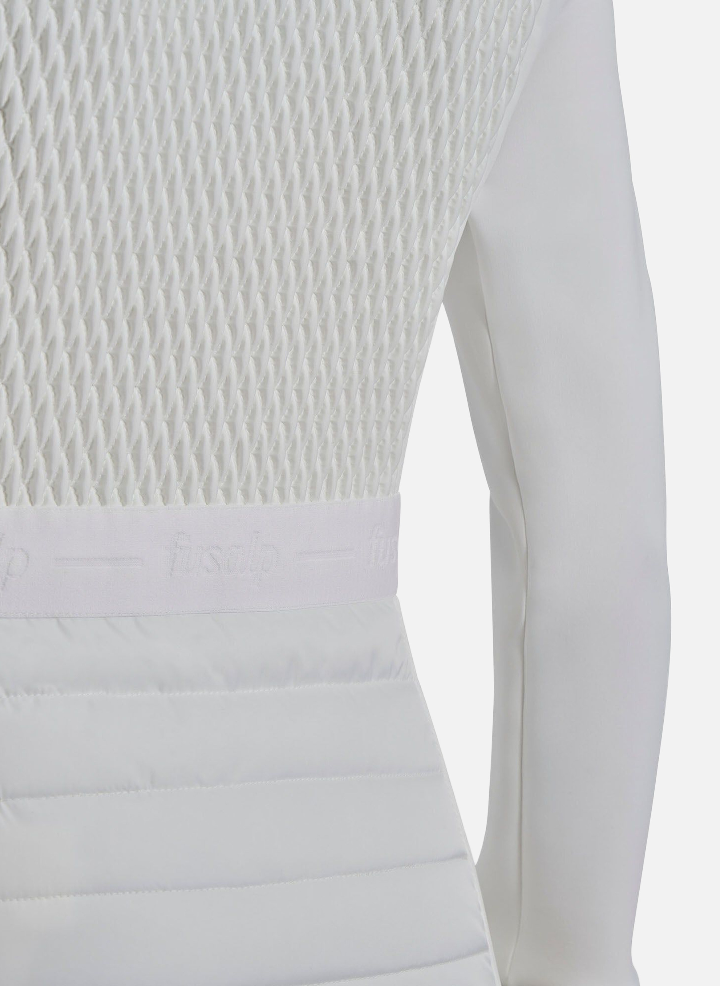Veste meryl col montant coupe ajustée FUSALP Blanc