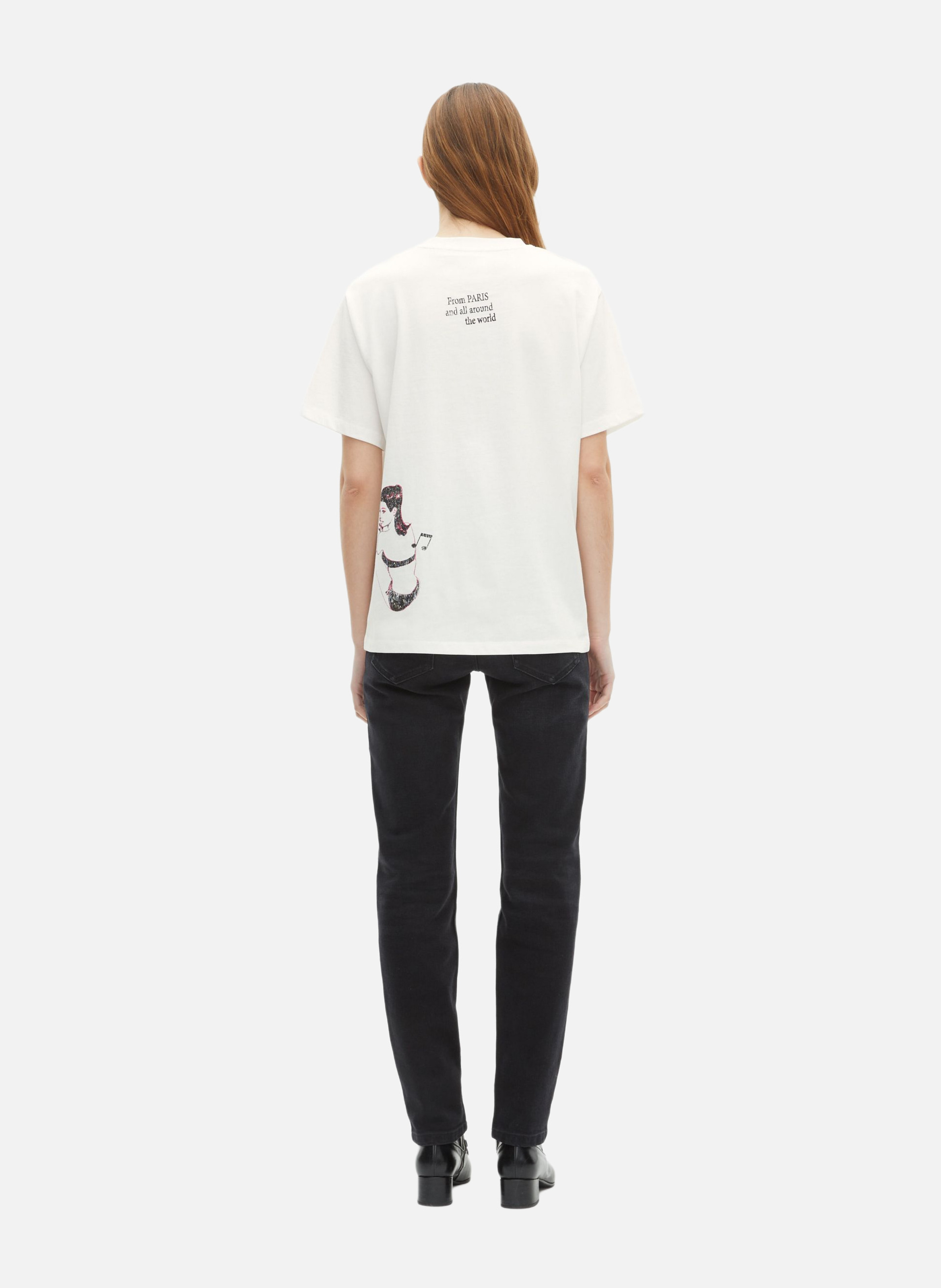 T-shirt avec sérigraphie THE KOOPLES Blanc