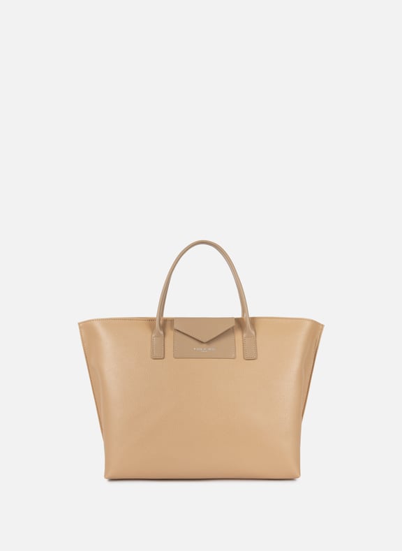 Grand sac cabas main - maya kba Doré by LANCASTER LANCASTER Grand sac cabas main - maya kba Doré