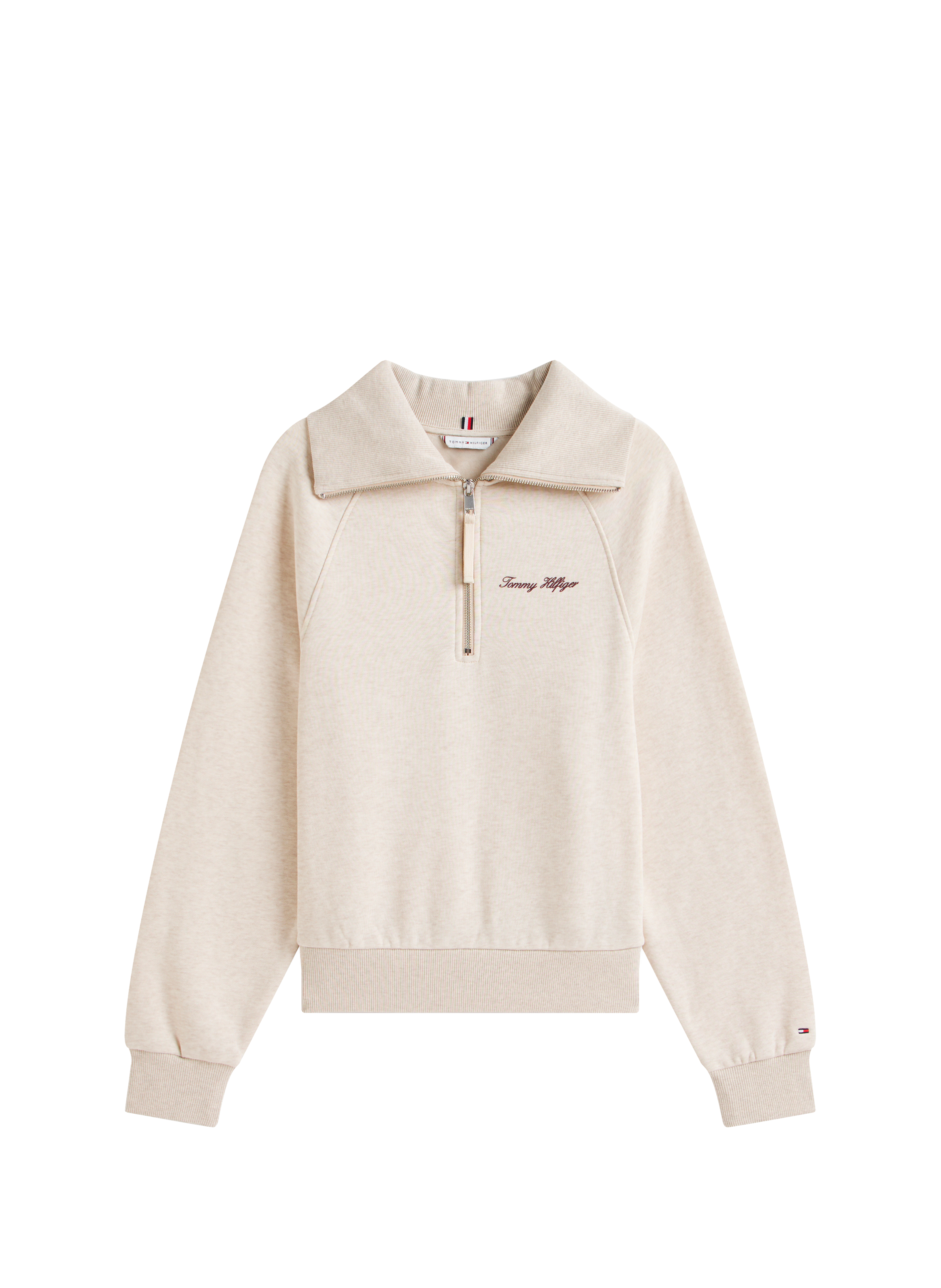 Cotton bomber jacket TOMMY HILFIGER Beige