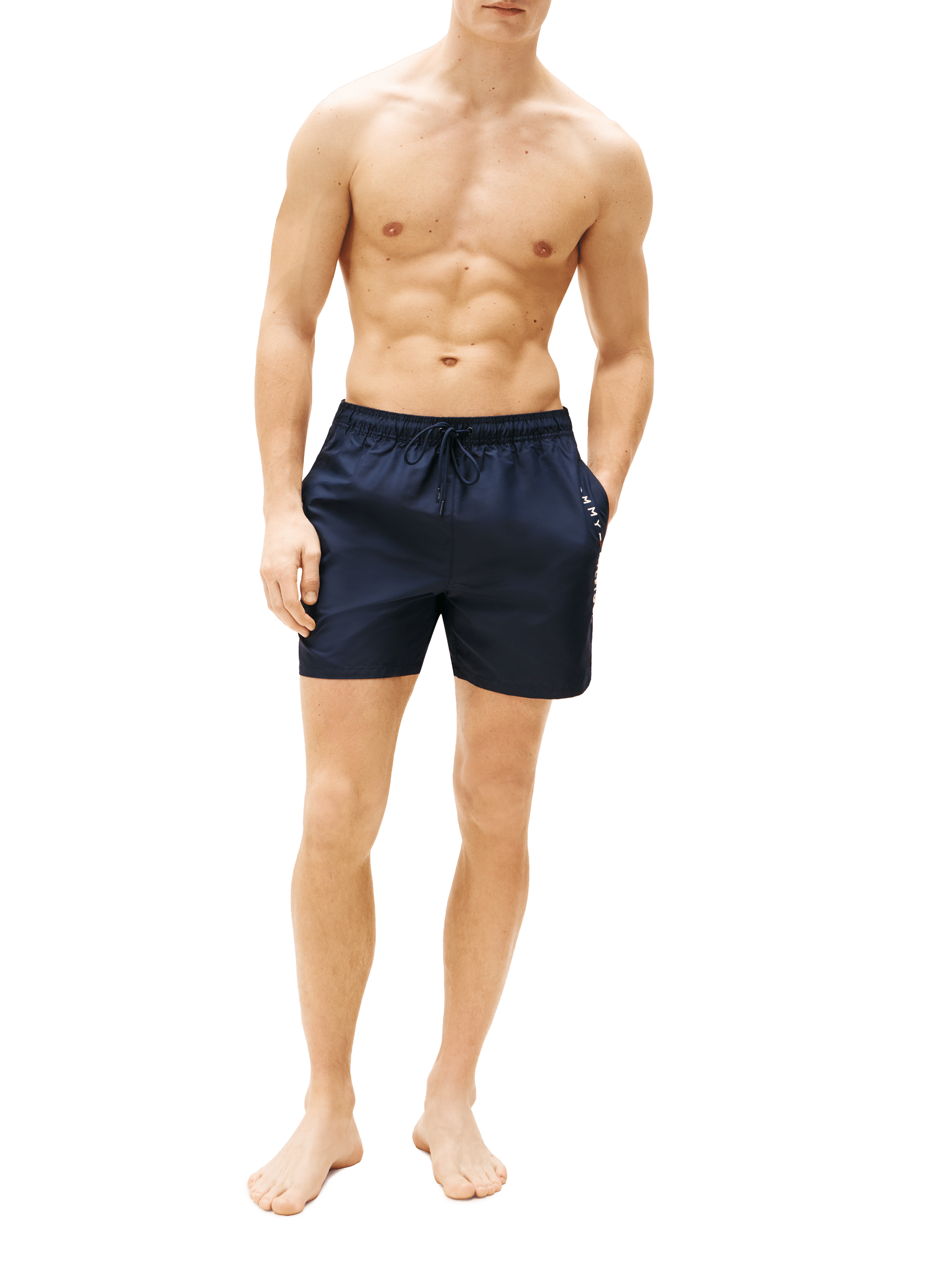 .Short de bain mi-long  Bleu