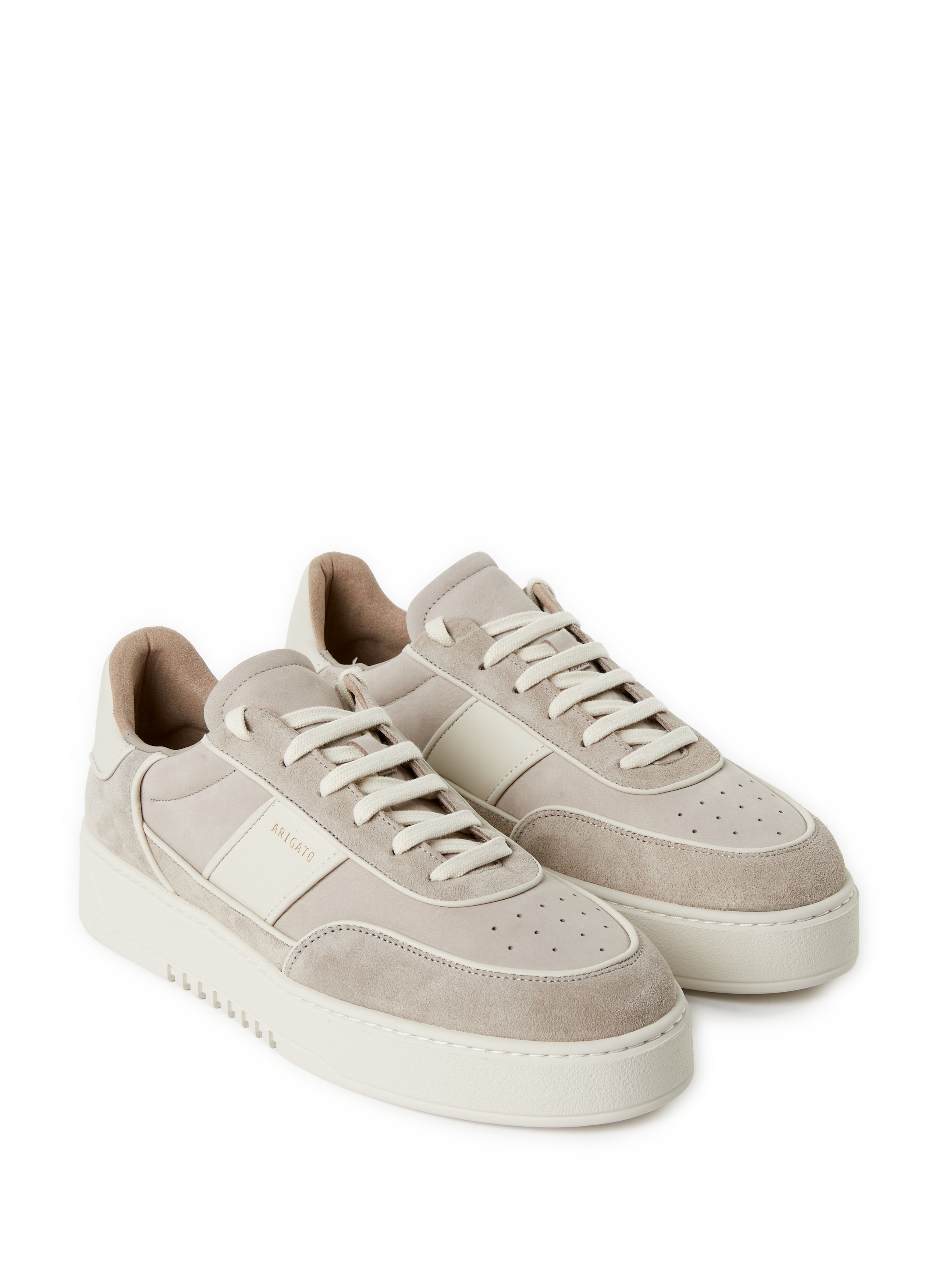 Leather low-top platform sneakers AXEL ARIGATO Beige