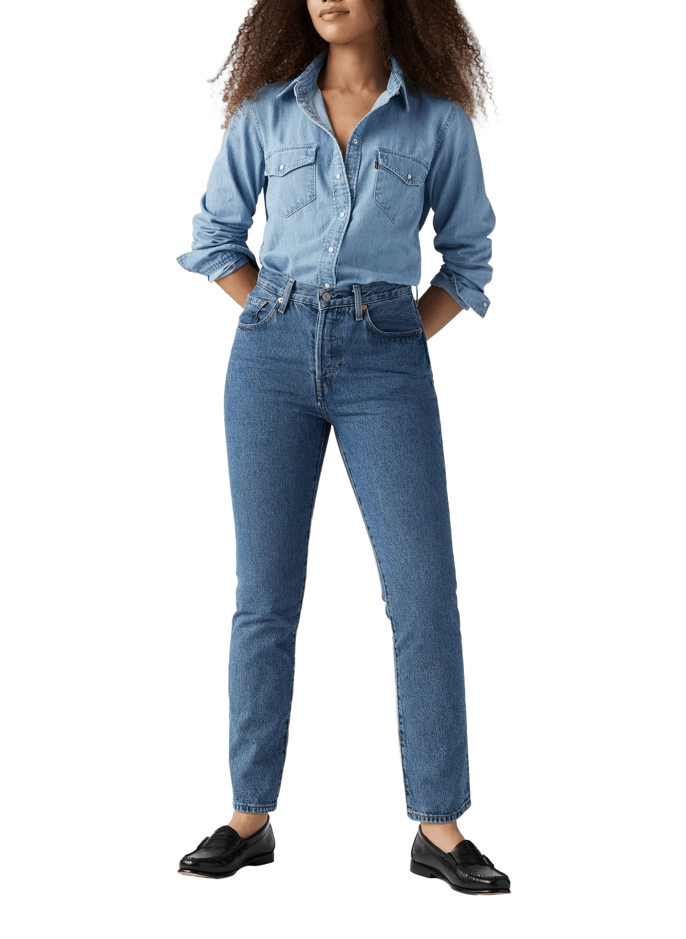 LEVI'S Straight-cut jeans Blue