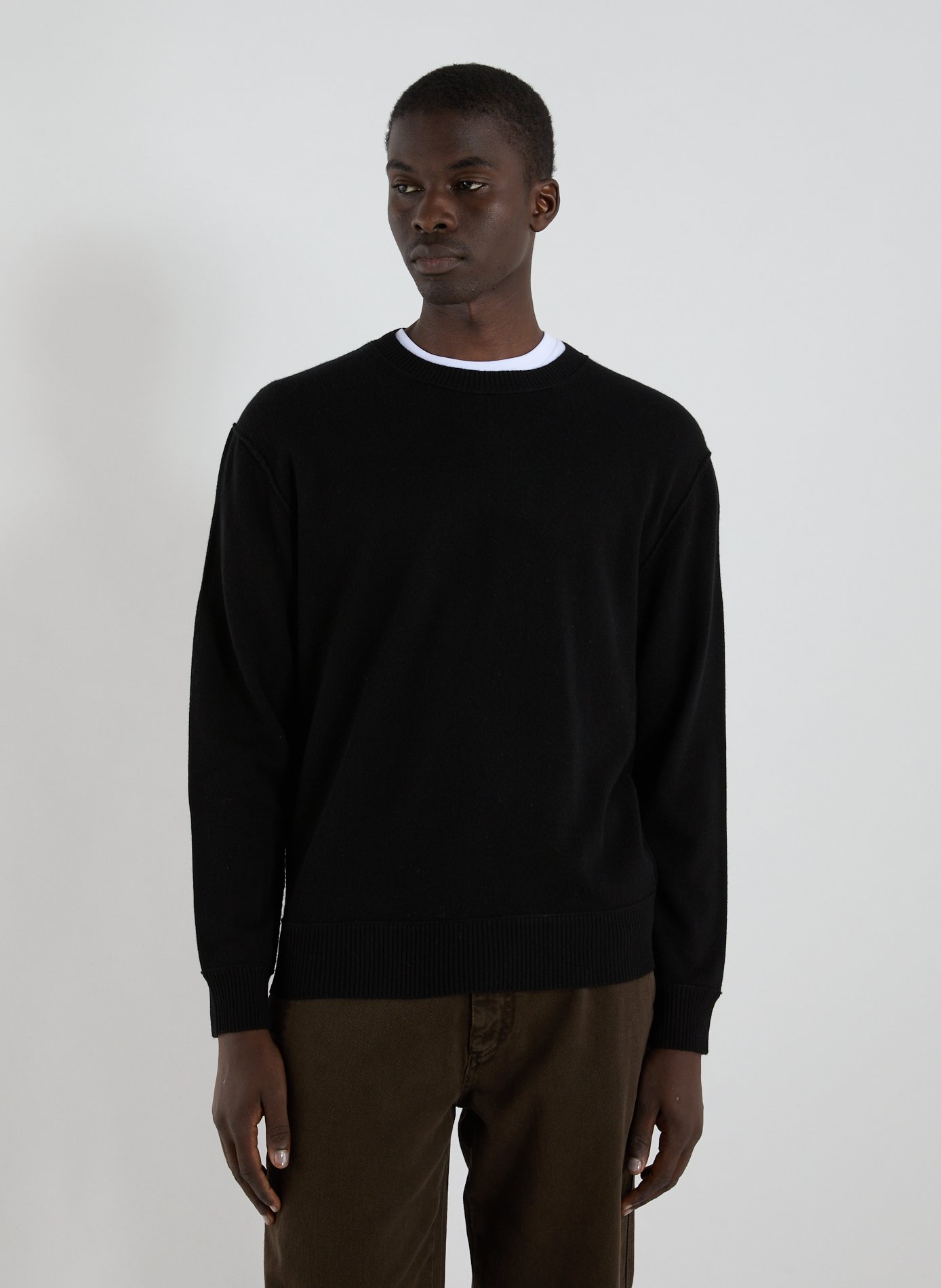 CLOSED  Cashmere round-neck jumper Black