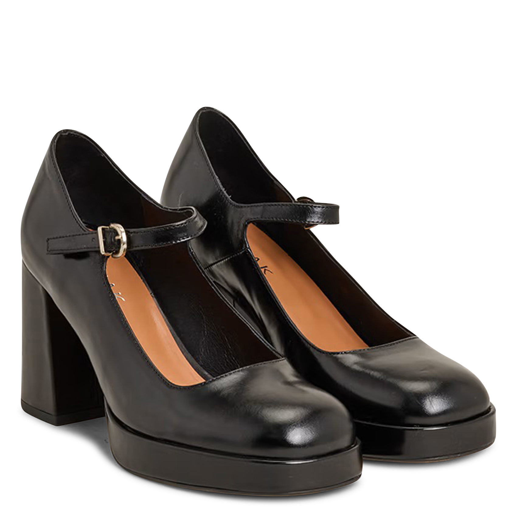 Babies en cuir veritox JONAK Noir