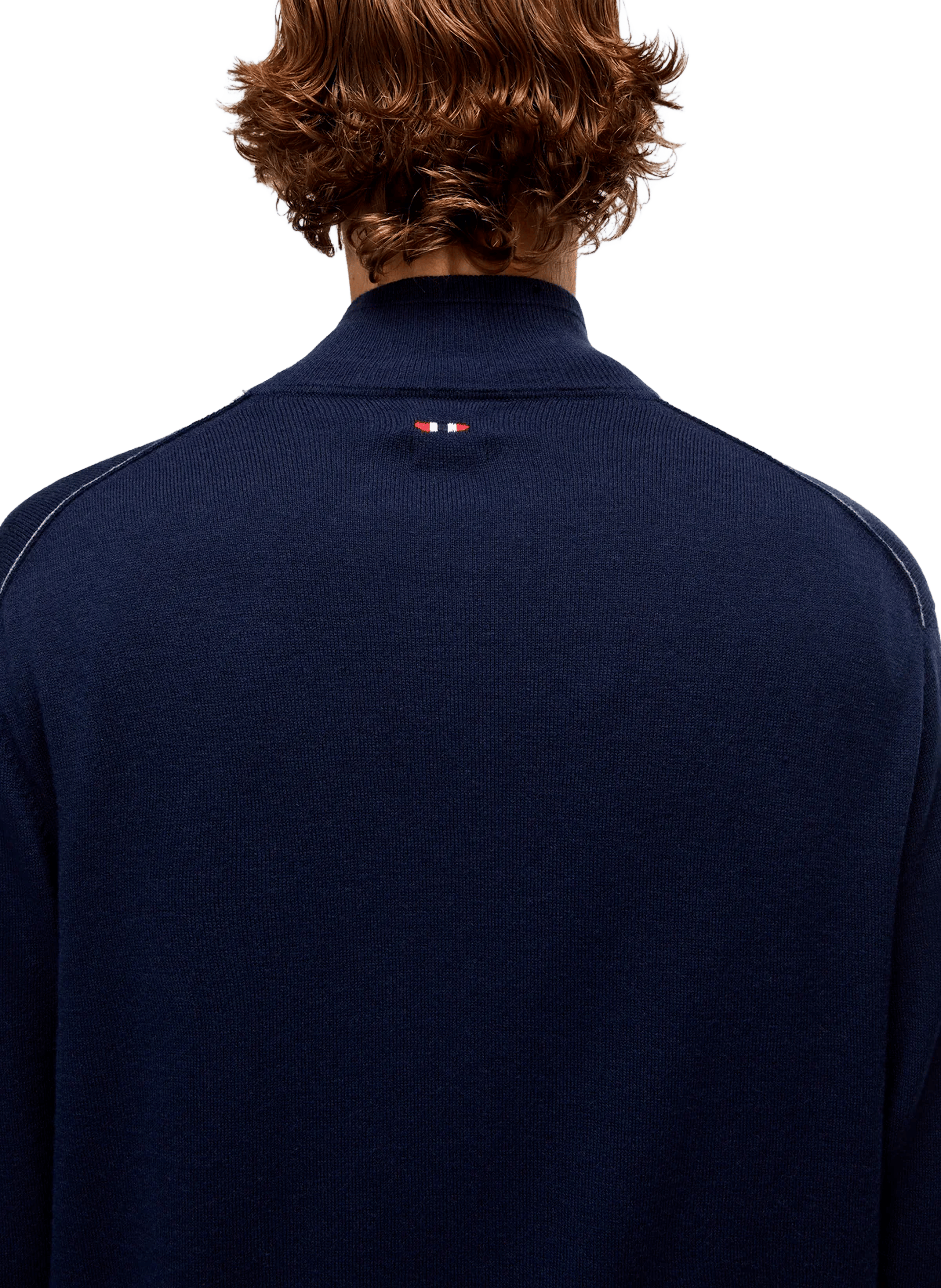 Wool zip sweatshirt NAPAPIJRI Blue