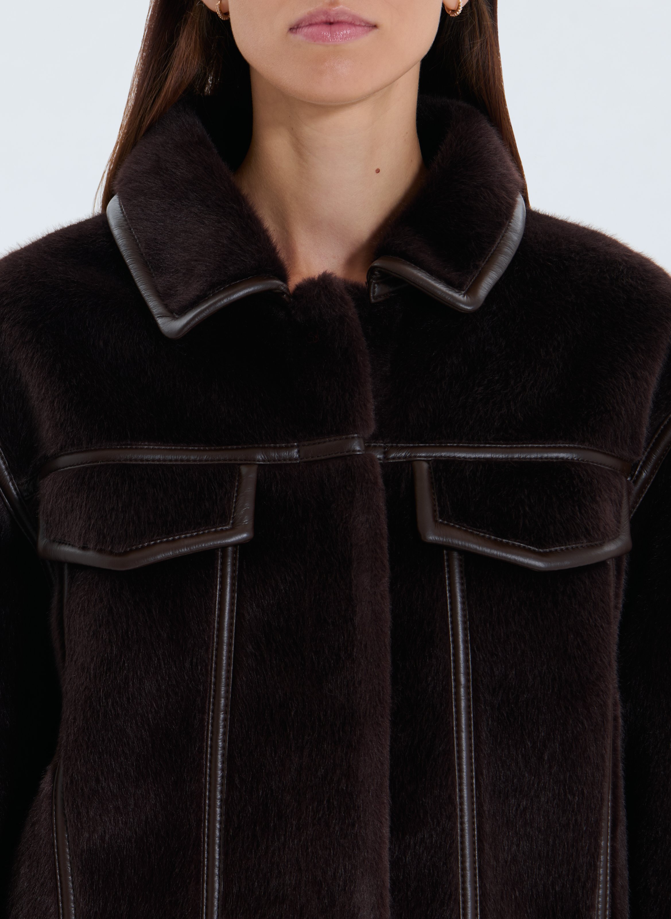 Veste courte monge ZAPA Marron